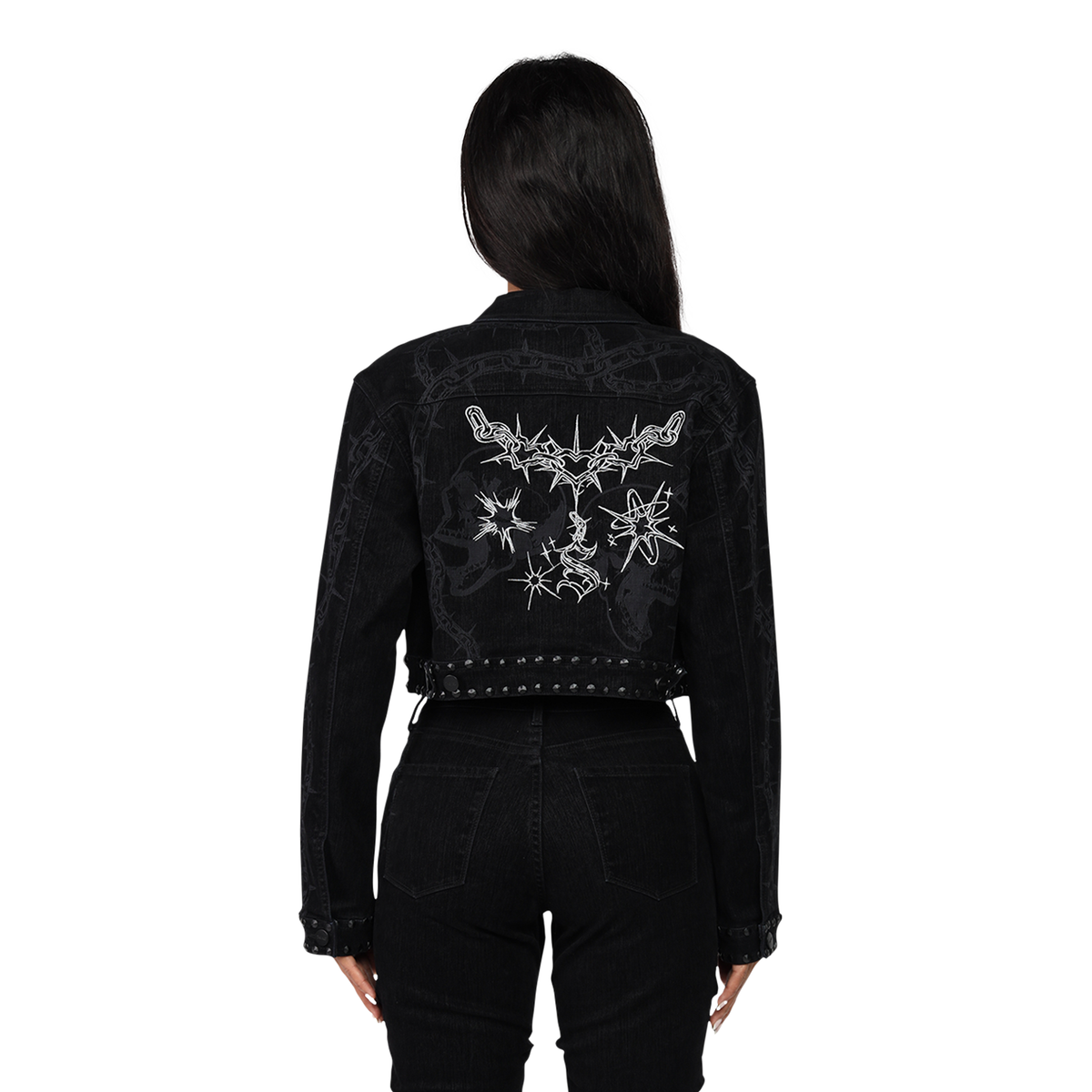 Women's High Rise Flocking Outfit