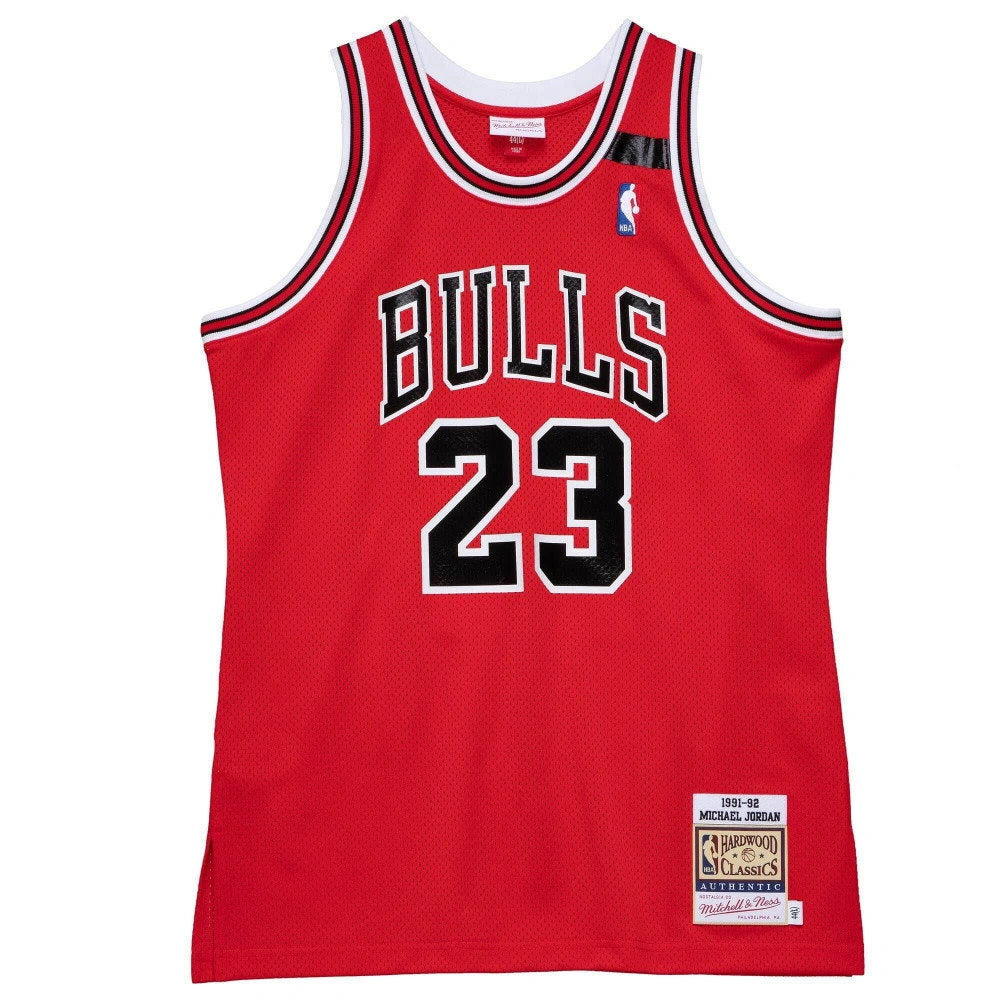 Authentic Michael Jordan Chicago Bulls NBA 1991-92 Jersey