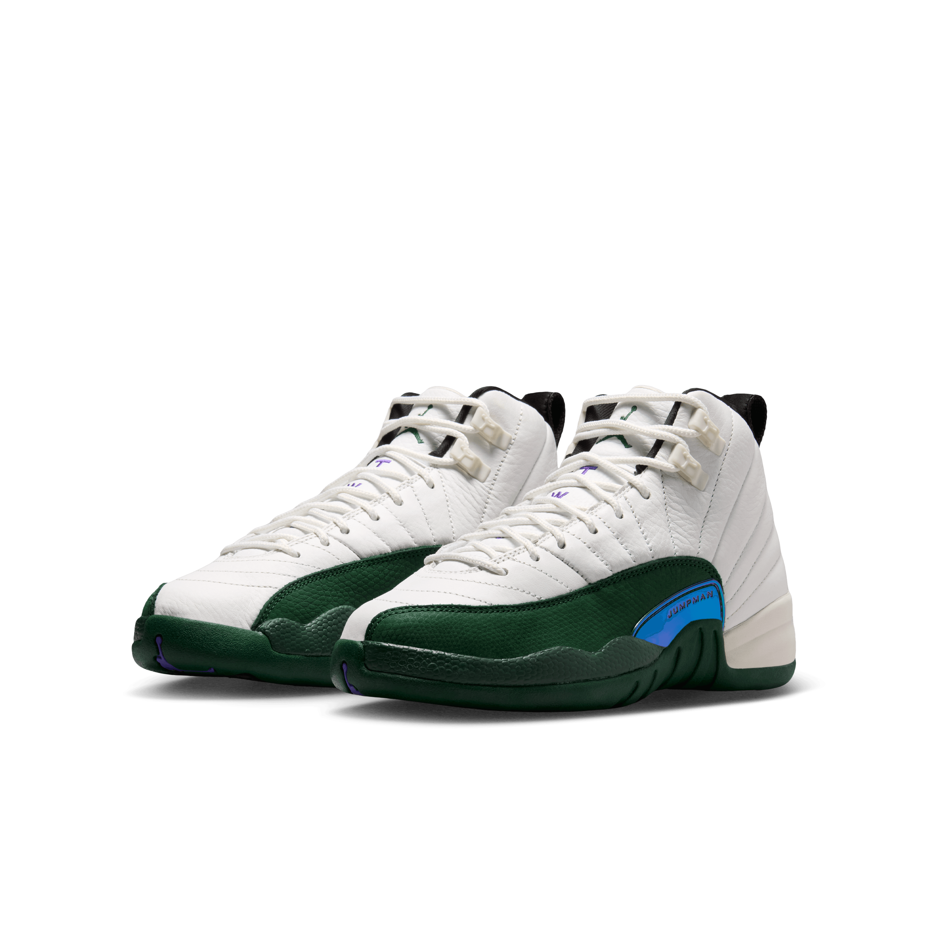 Kid's Air Jordan 12 Retro "Bucks" Grade School