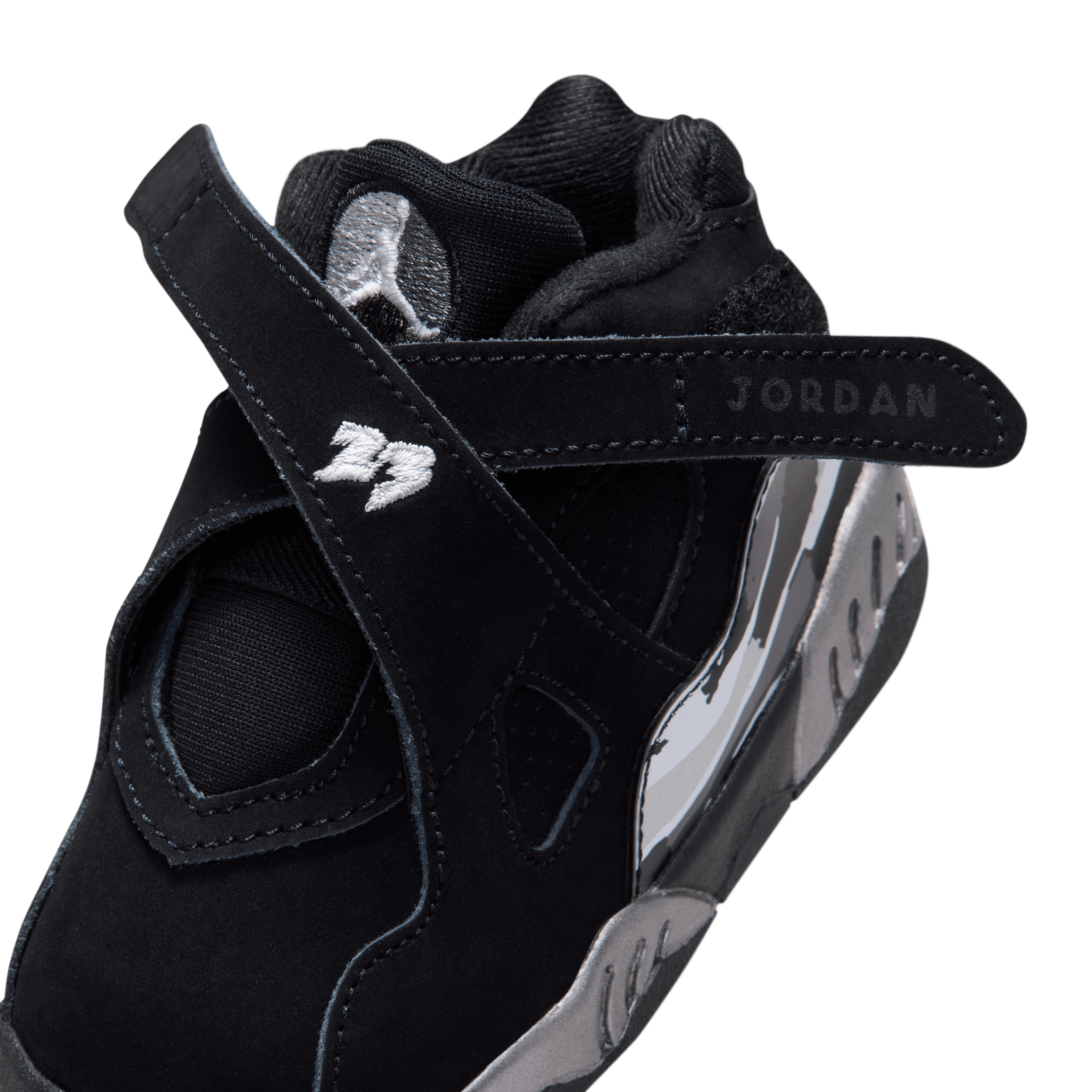 Kid's Jordan 8 Retro "Chrome" Toddlers