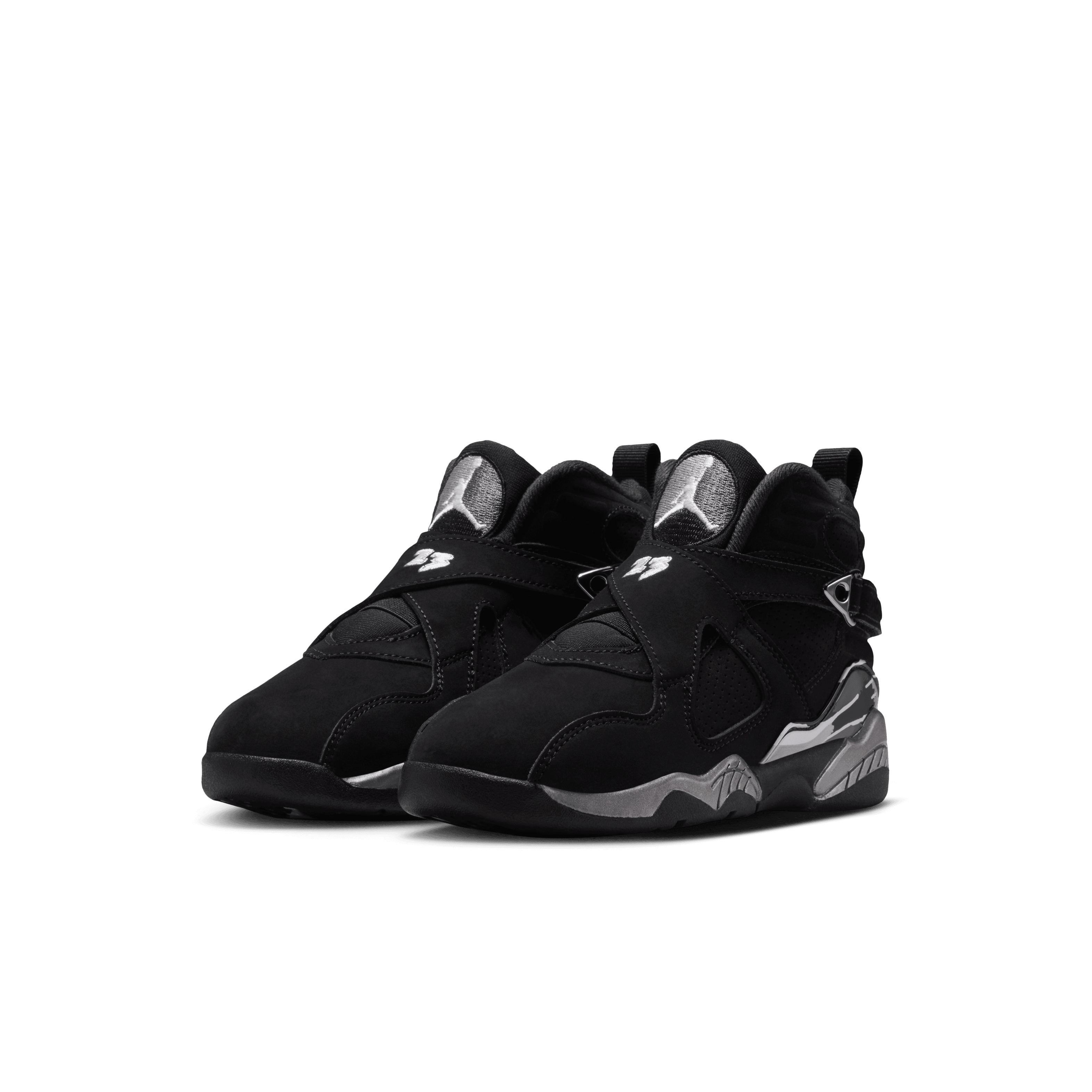 Kid's Air Jordan 8 Retro "Chrome" Pre School