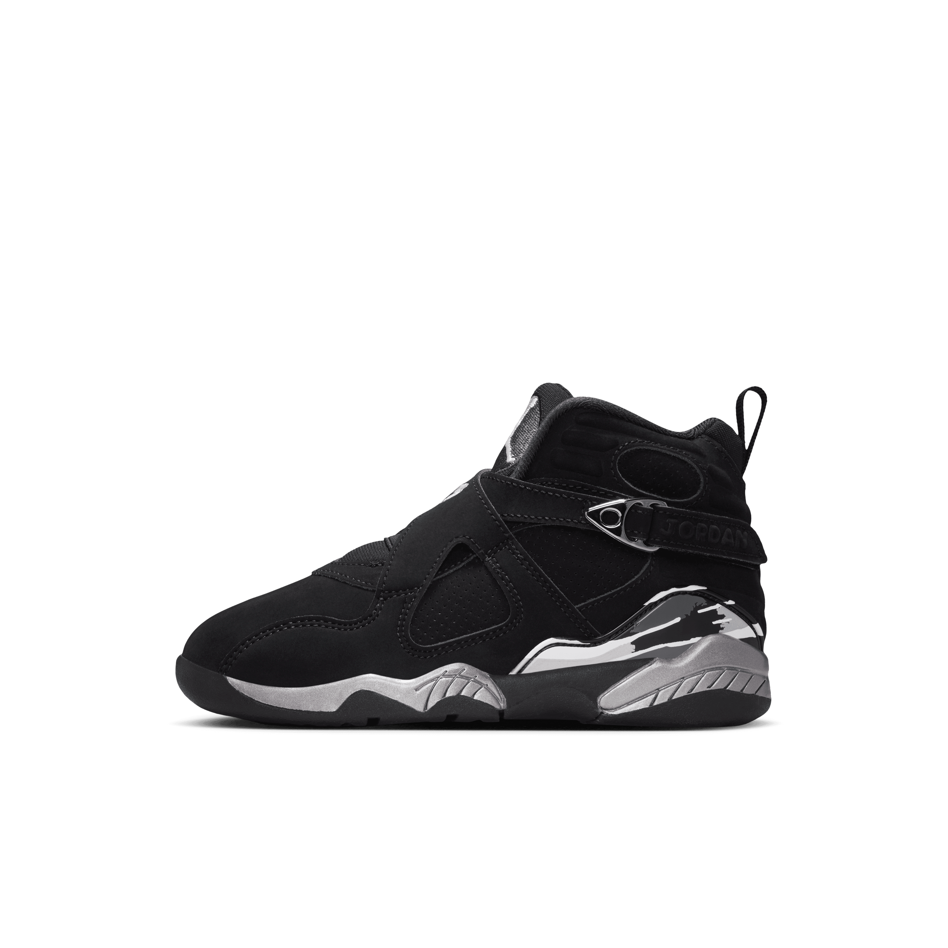 Kid's Air Jordan 8 Retro "Chrome" Pre School
