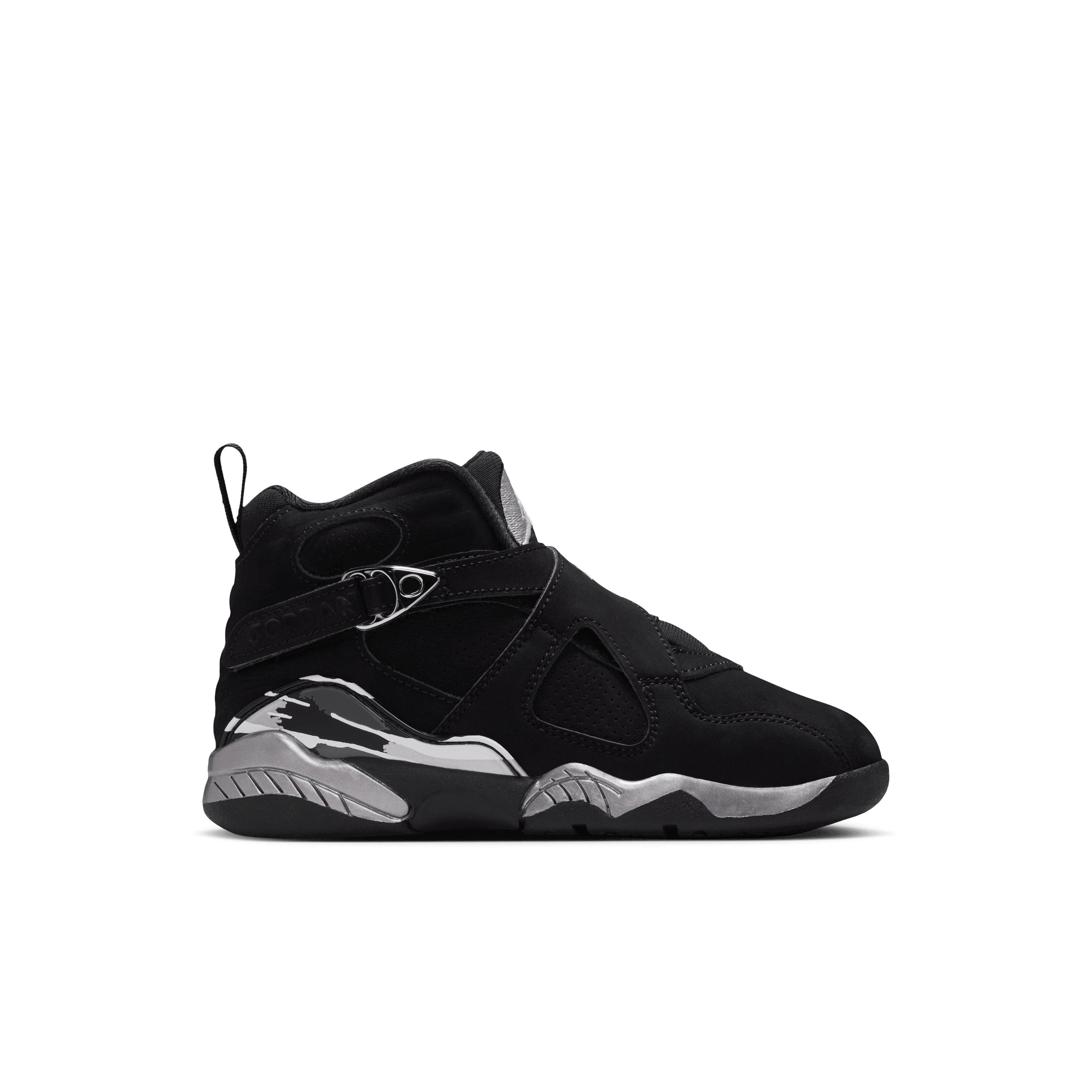 Kid's Air Jordan 8 Retro "Chrome" Pre School