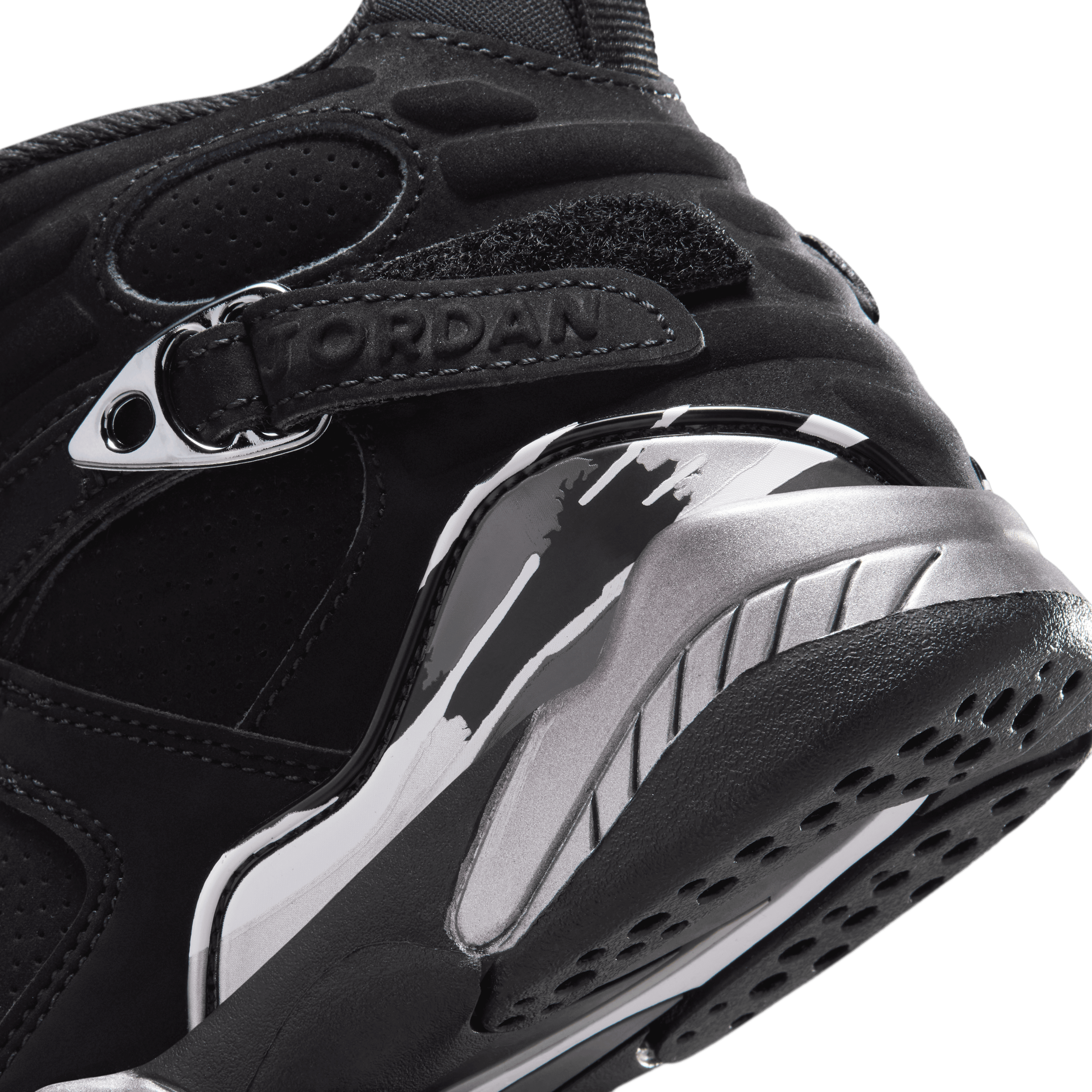 Kid's Air Jordan 8 Retro "Chrome" Pre School