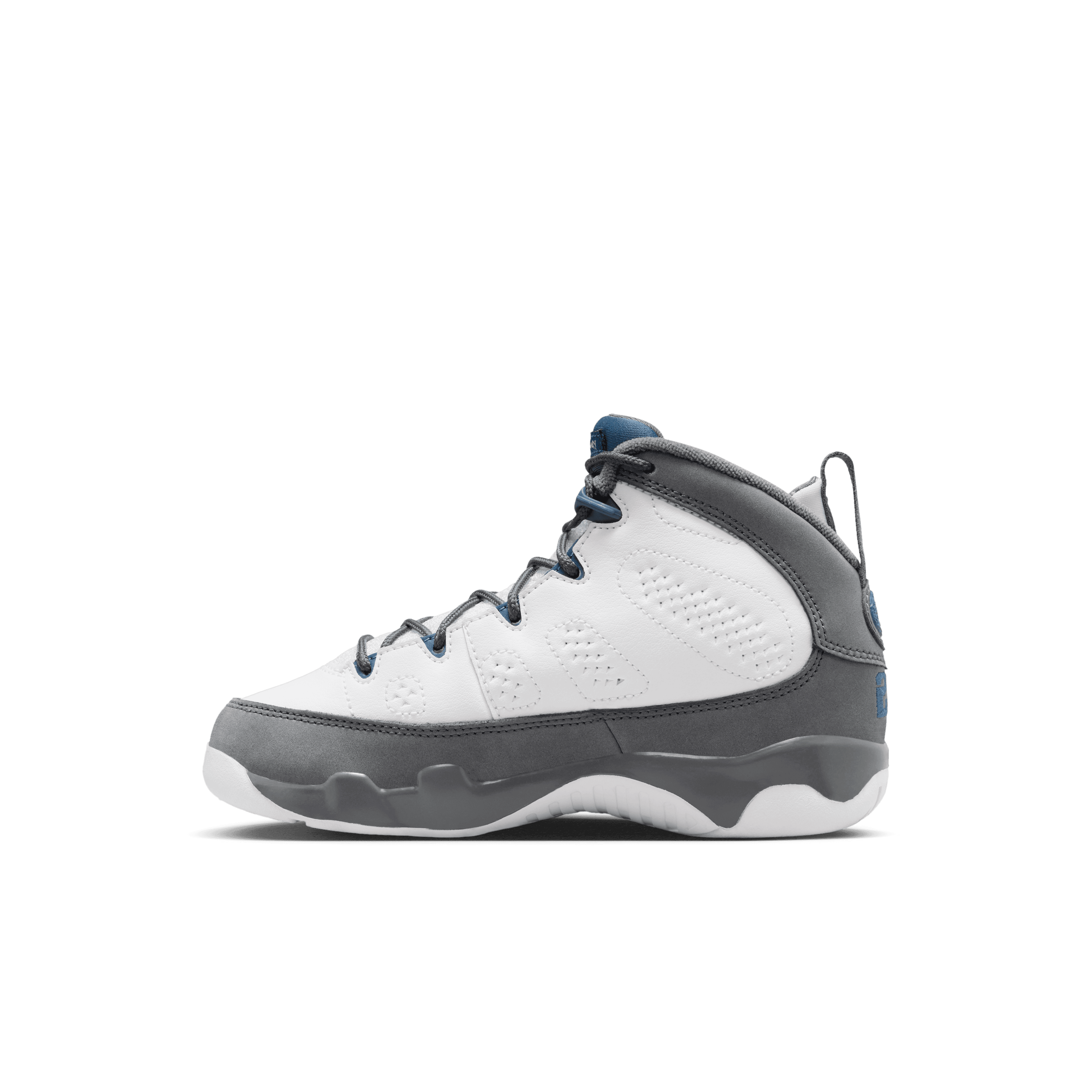 Kid's Air Jordan 9 Retro "Flint Grey" Pre School