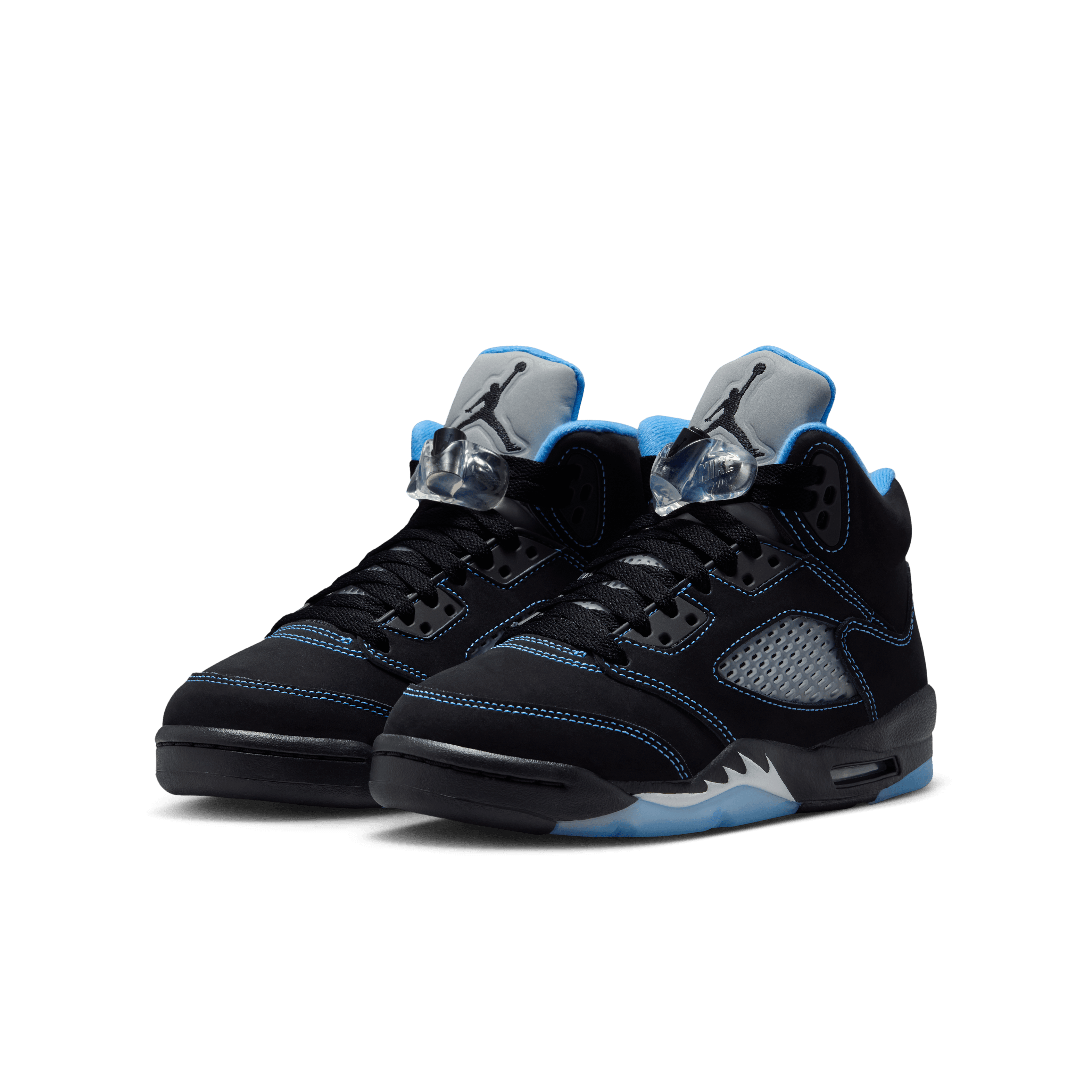 Kid's Air Jordan 5 Retro "Black University Blue" Grade School