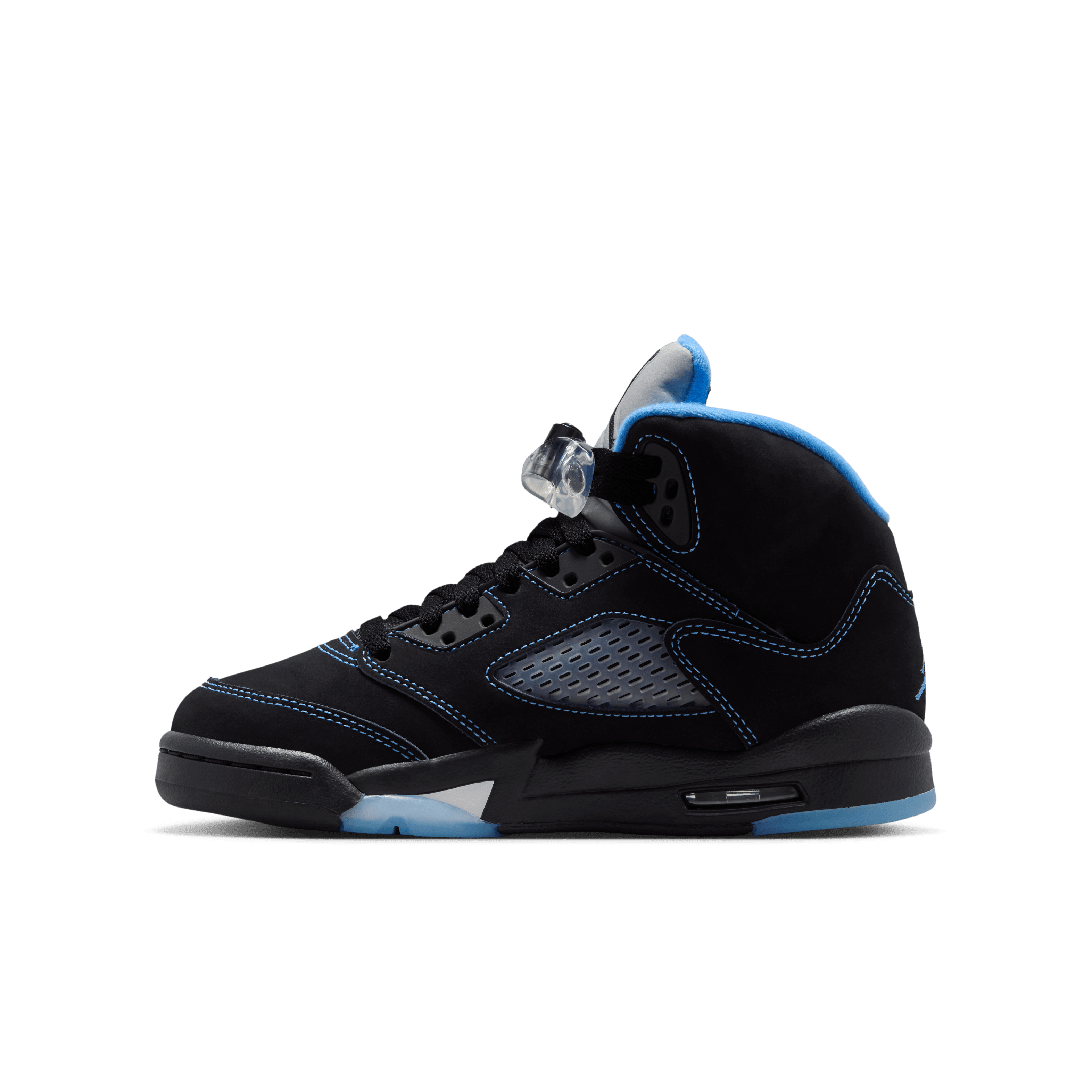 Kid's Air Jordan 5 Retro "Black University Blue" Grade School