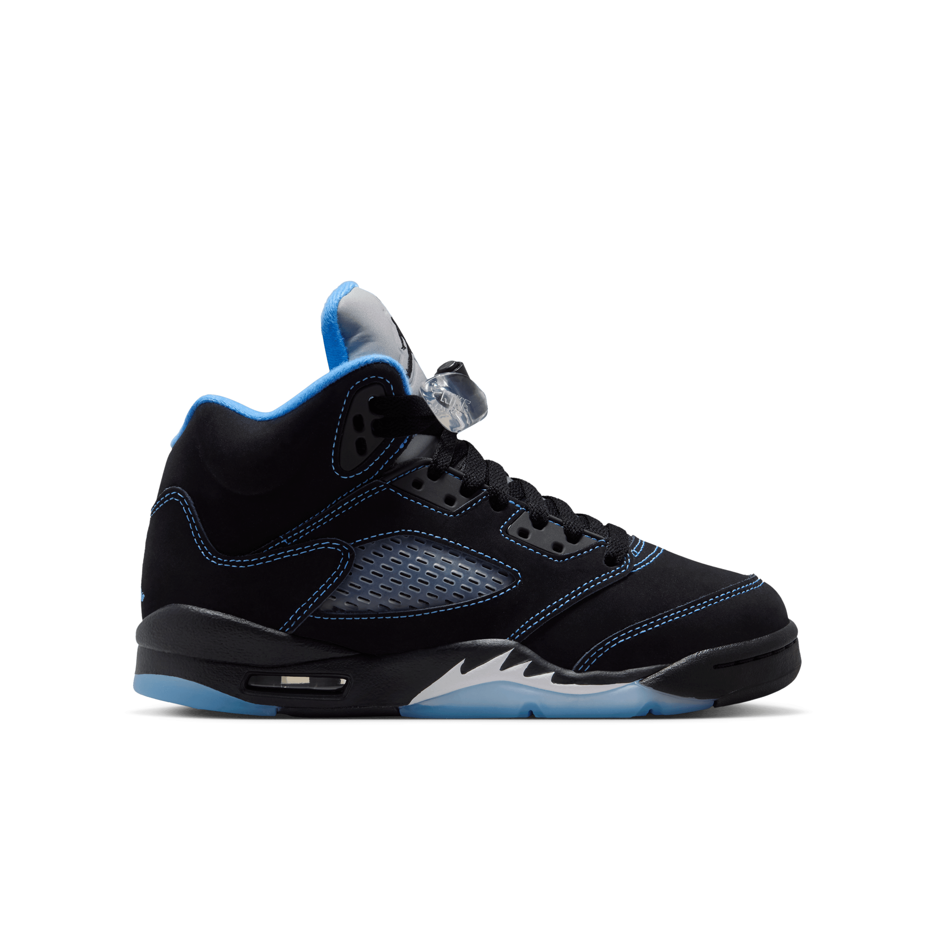 Kid's Air Jordan 5 Retro "Black University Blue" Grade School