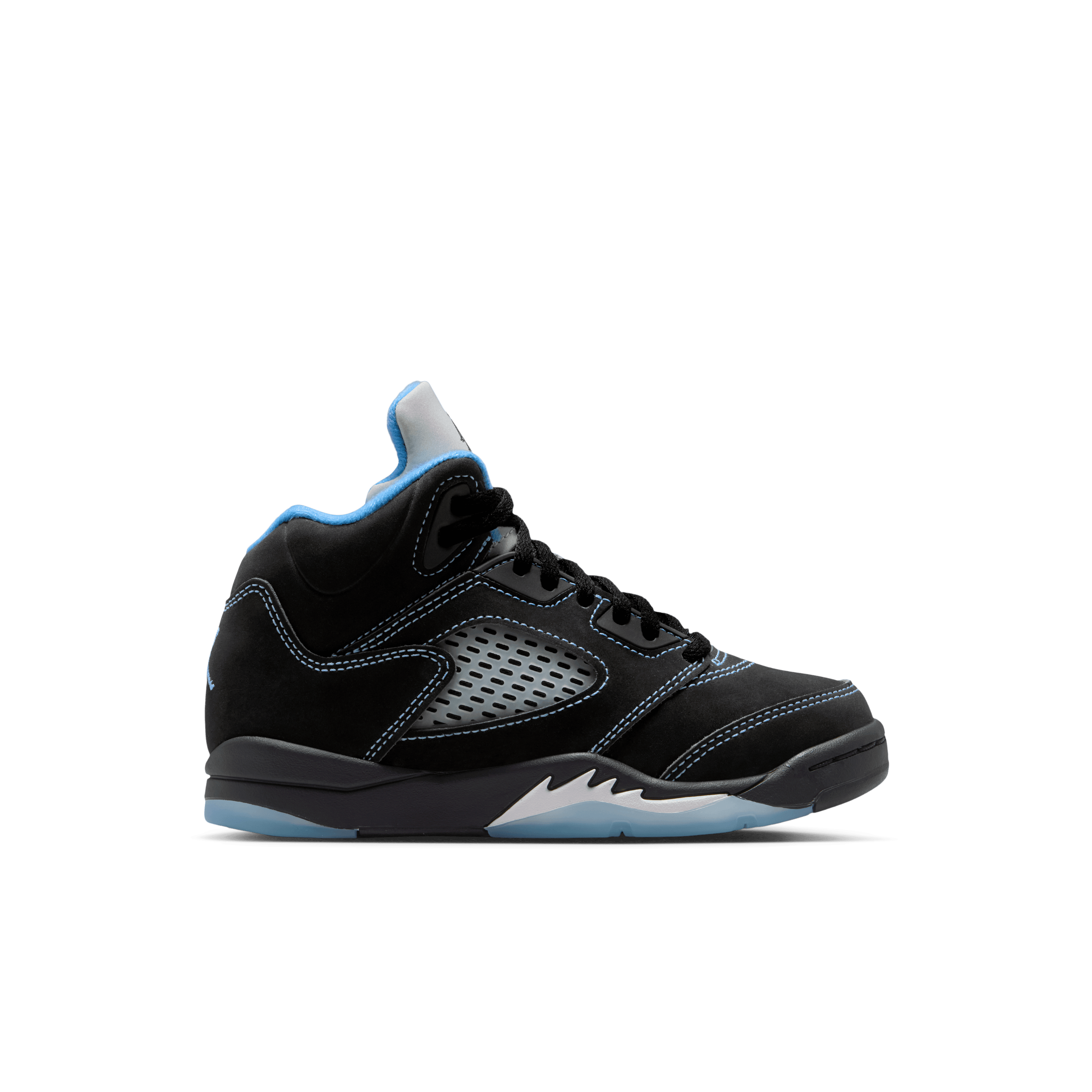 Kid's Jordan 5 Retro "Black University Blue" Pre School
