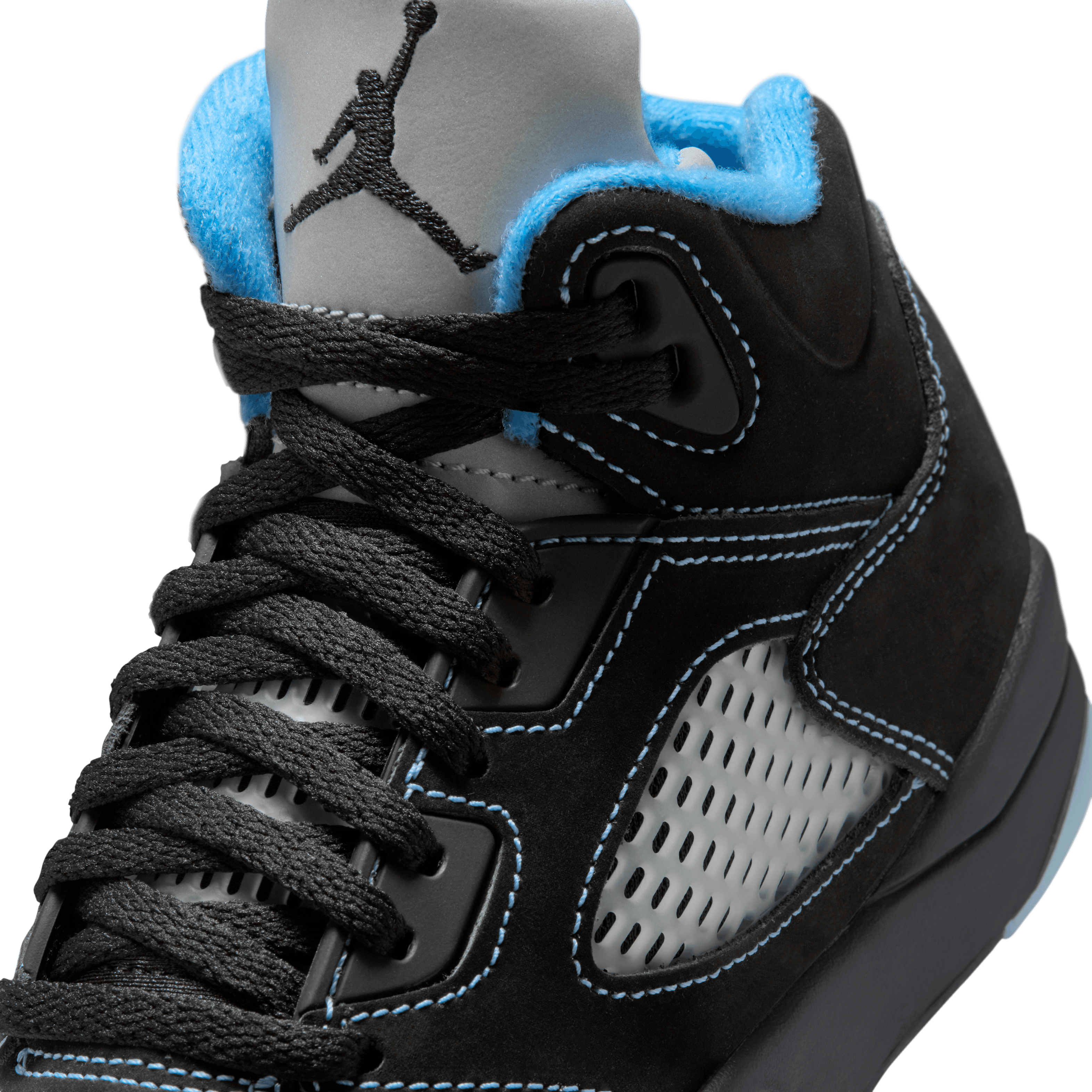 Kid's Jordan 5 Retro "Black University Blue" Pre School