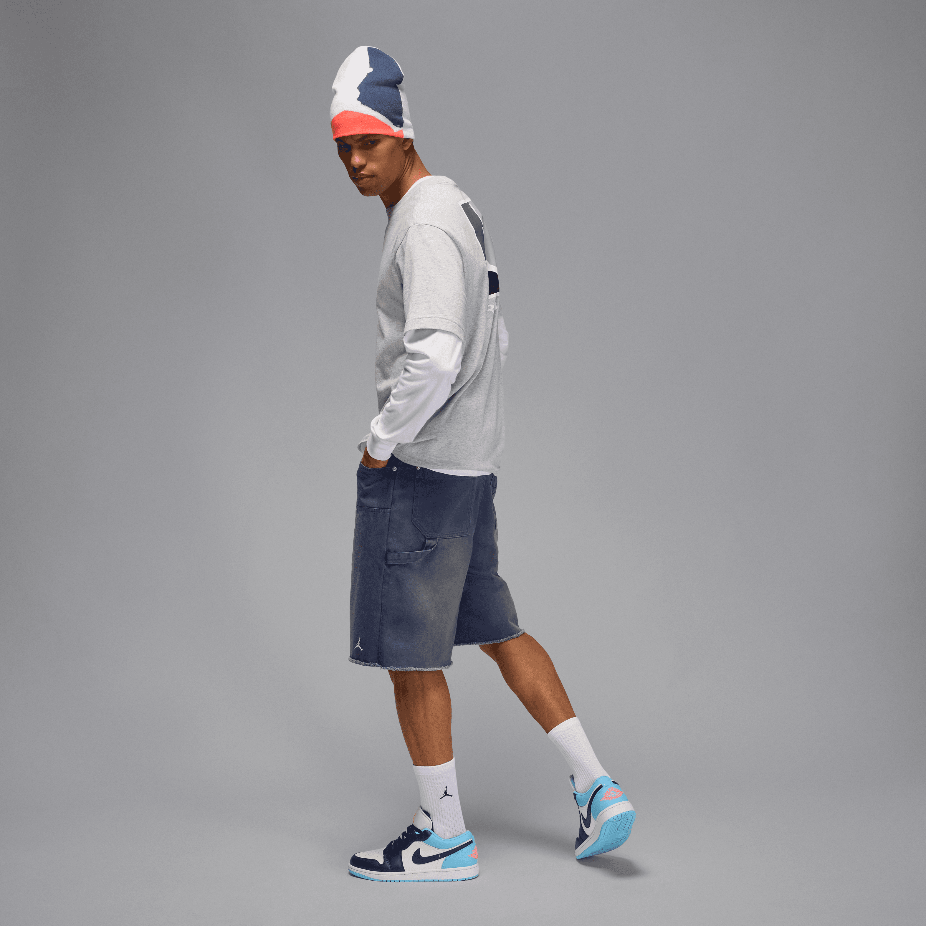 Men's Air Jordan 1 Low "Sail Blue Chill"