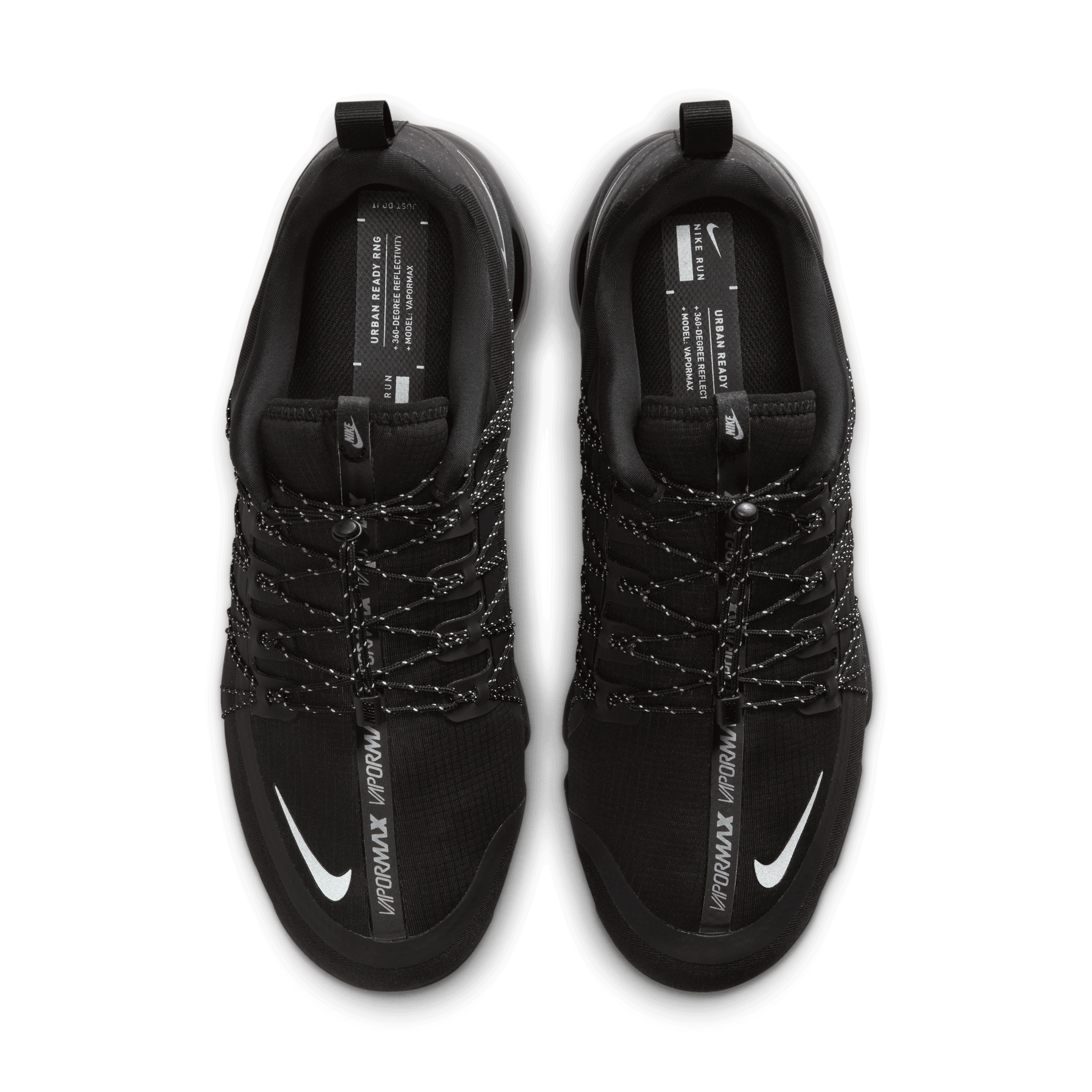 Men's Air Vapormax Run Utility "Black Reflect Silver"