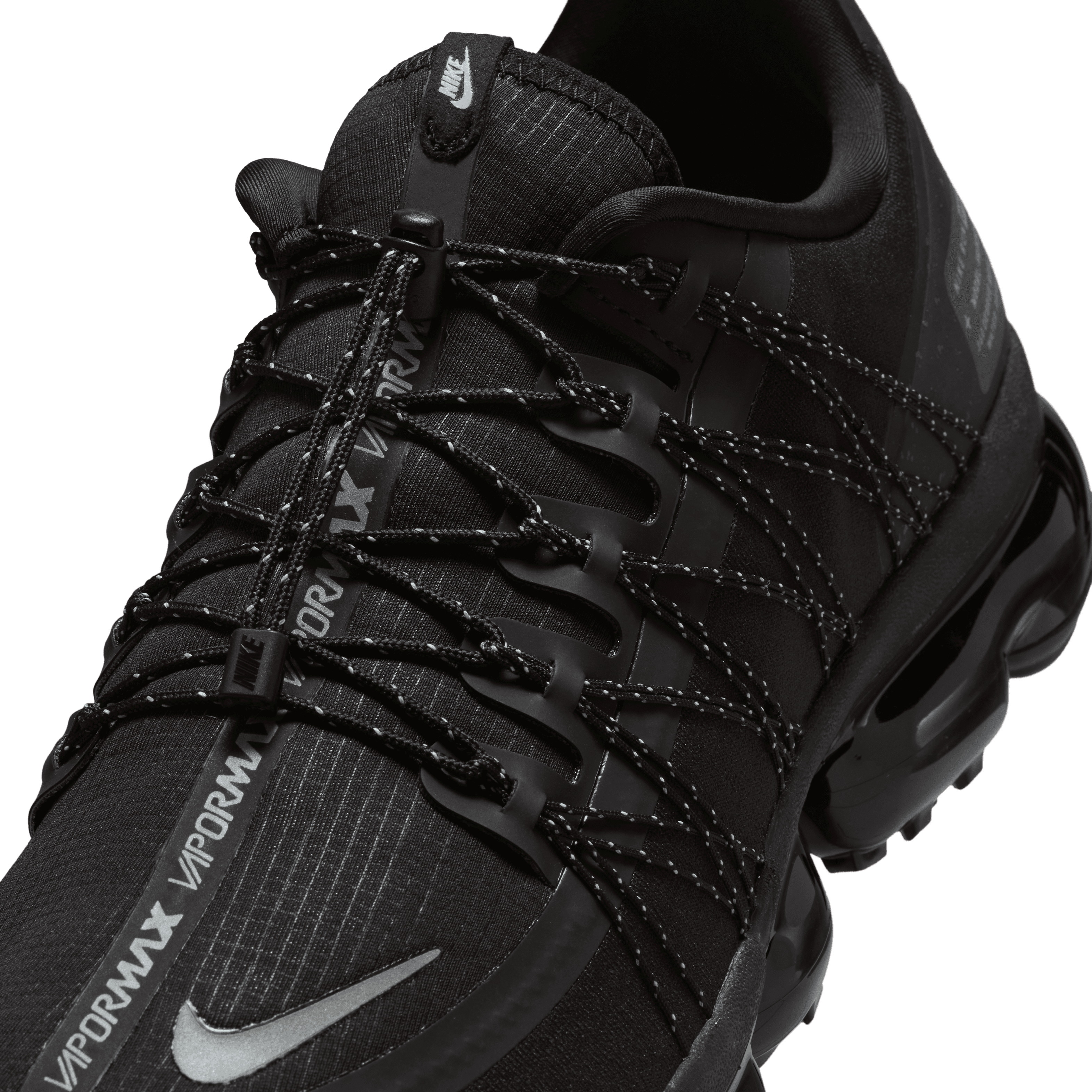 Men's Air Vapormax Run Utility "Black Reflect Silver"
