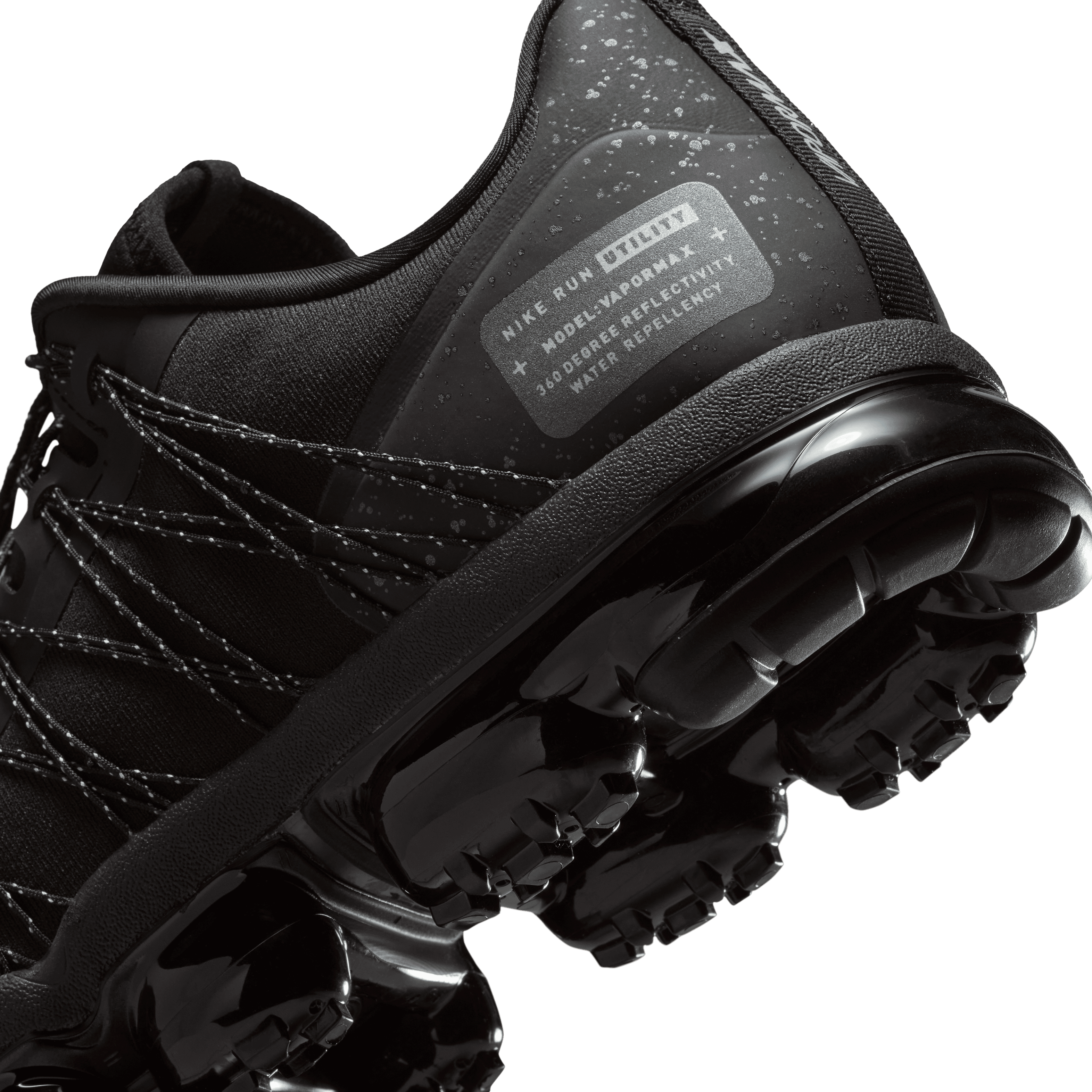Men's Air Vapormax Run Utility "Black Reflect Silver"