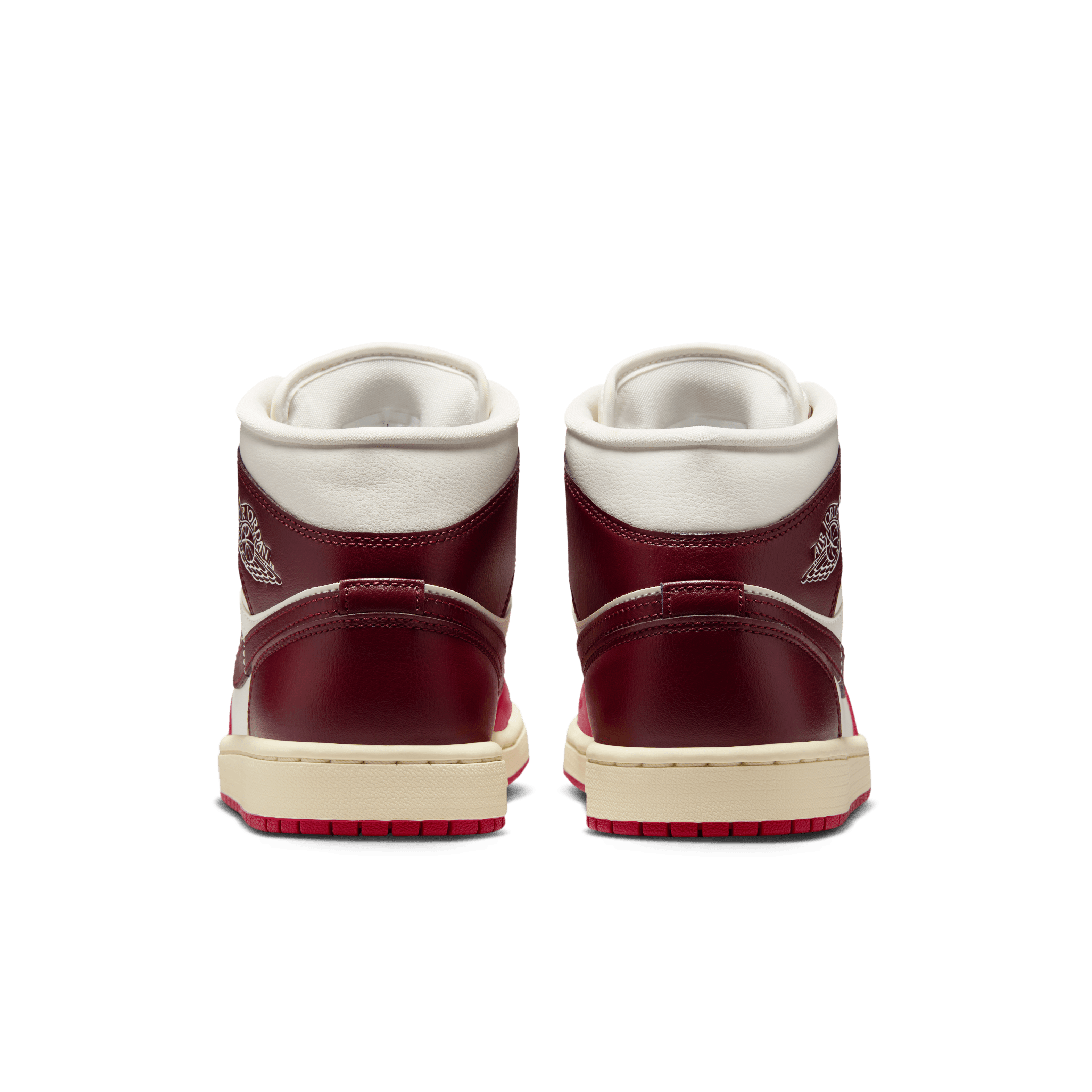 Women's Air Jordan 1 Mid "Sail Mystic Hibiscus"