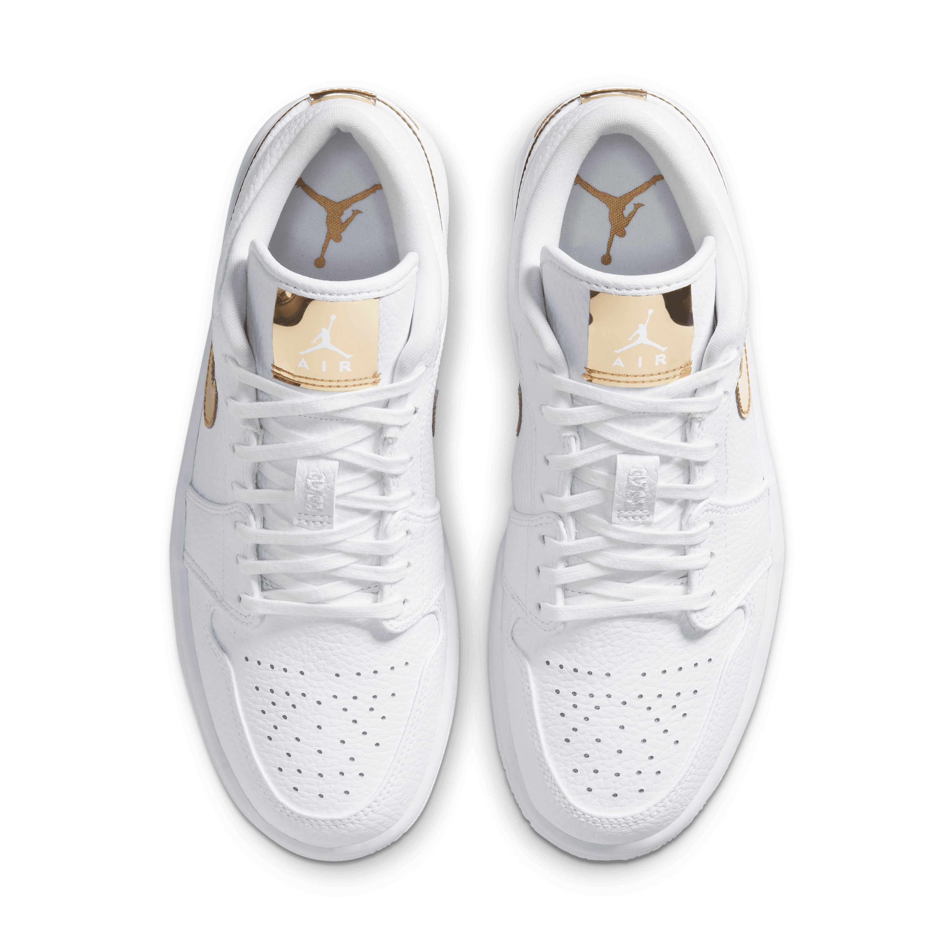 Women's Air Jordan 1 Low SE "White Metallic Gold"