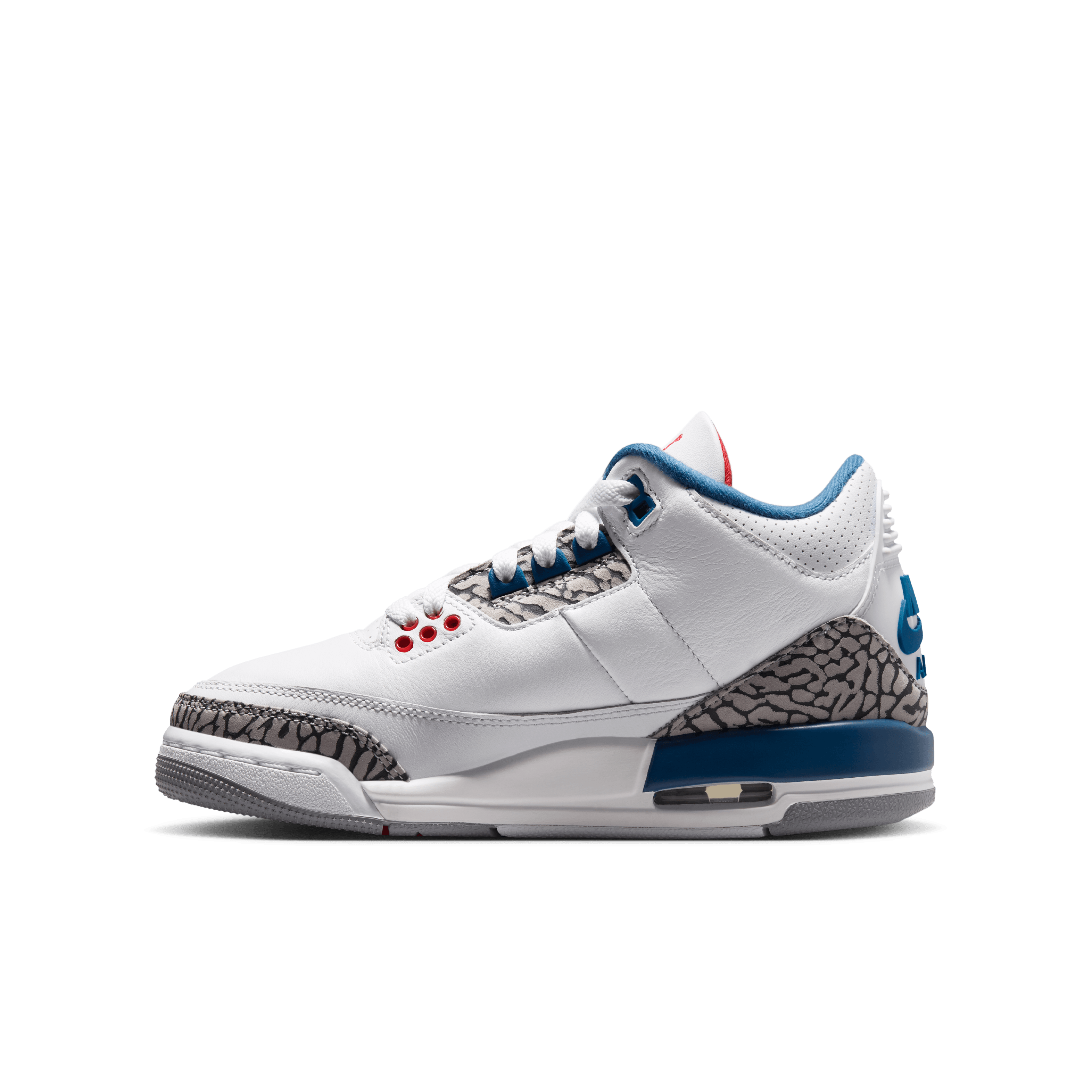 Kid's Air Jordan 3 Retro "True Blue" Grade School