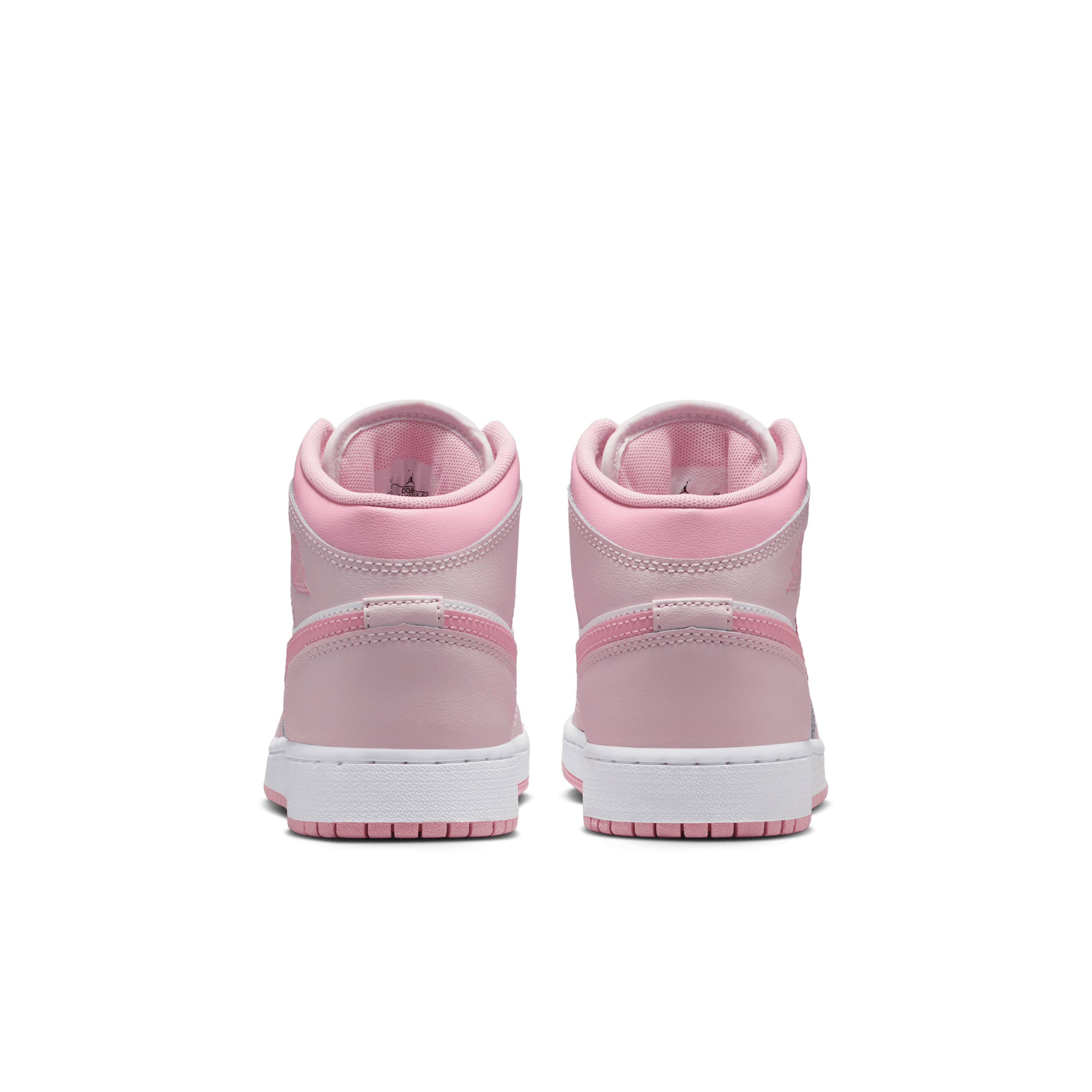 Kid's Air Jordan 1 Mid "Pearl Pink White" Grade School