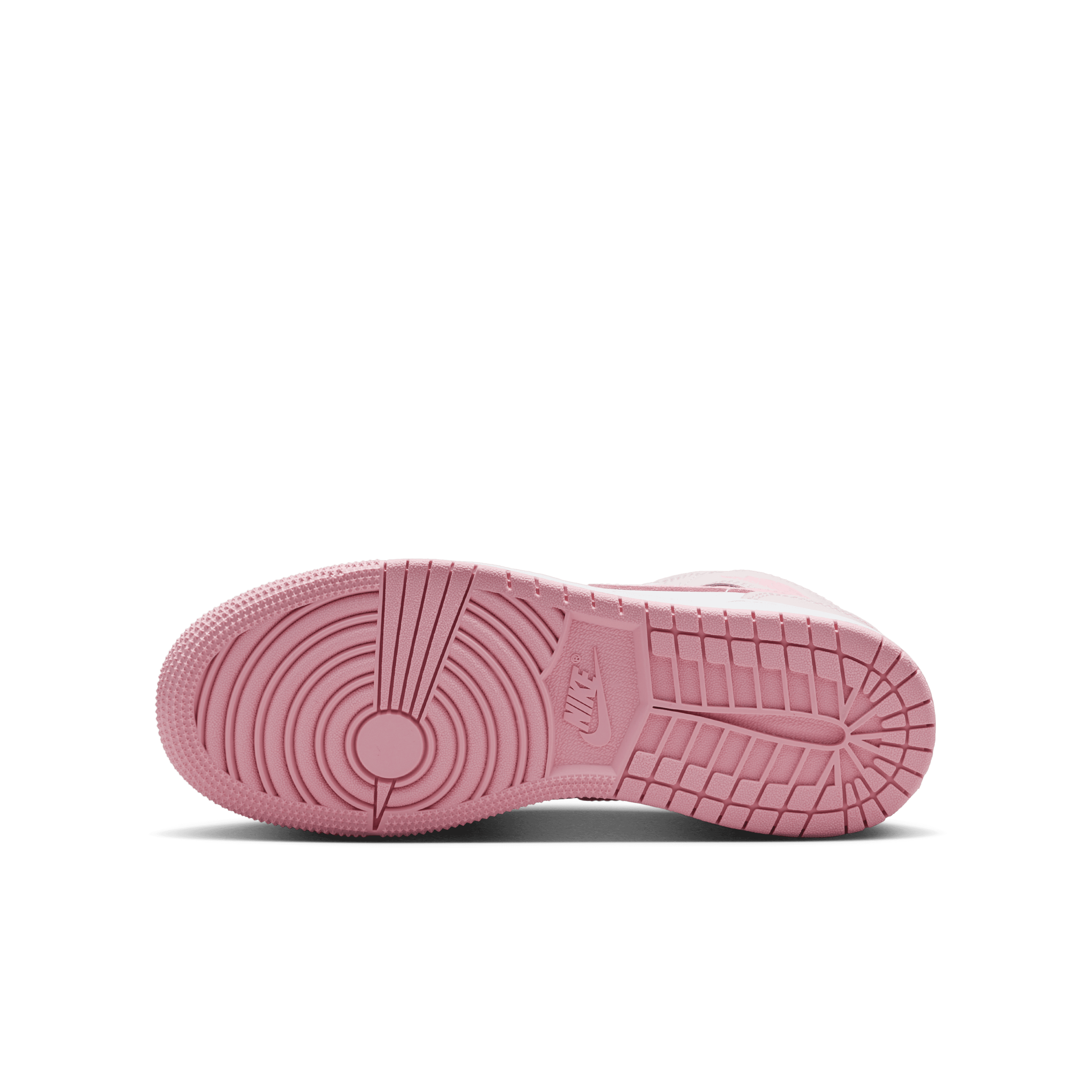 Kid's Air Jordan 1 Mid "Pearl Pink White" Grade School