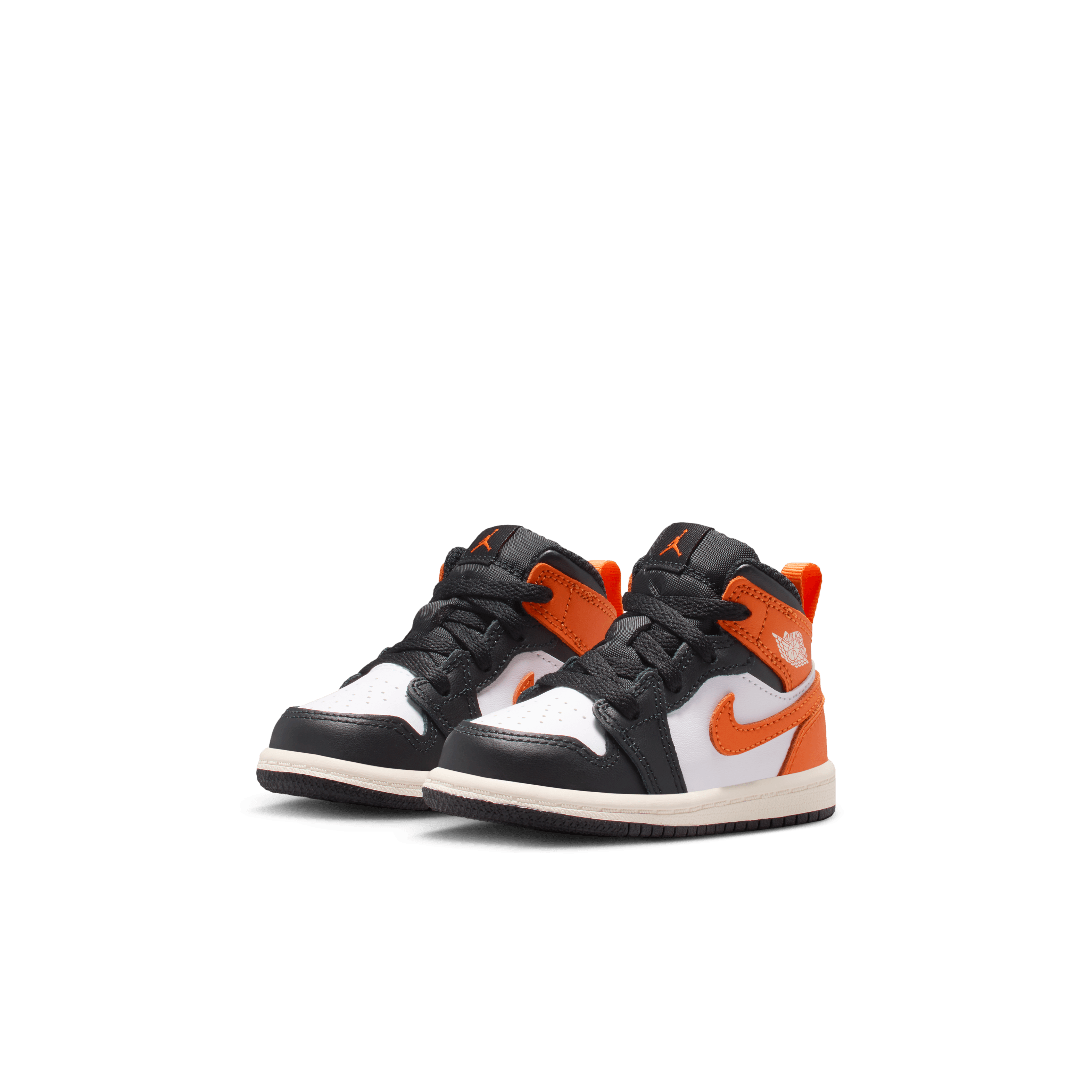Kid's Jordan 1 Mid "Black Toe Starfish" Toddlers