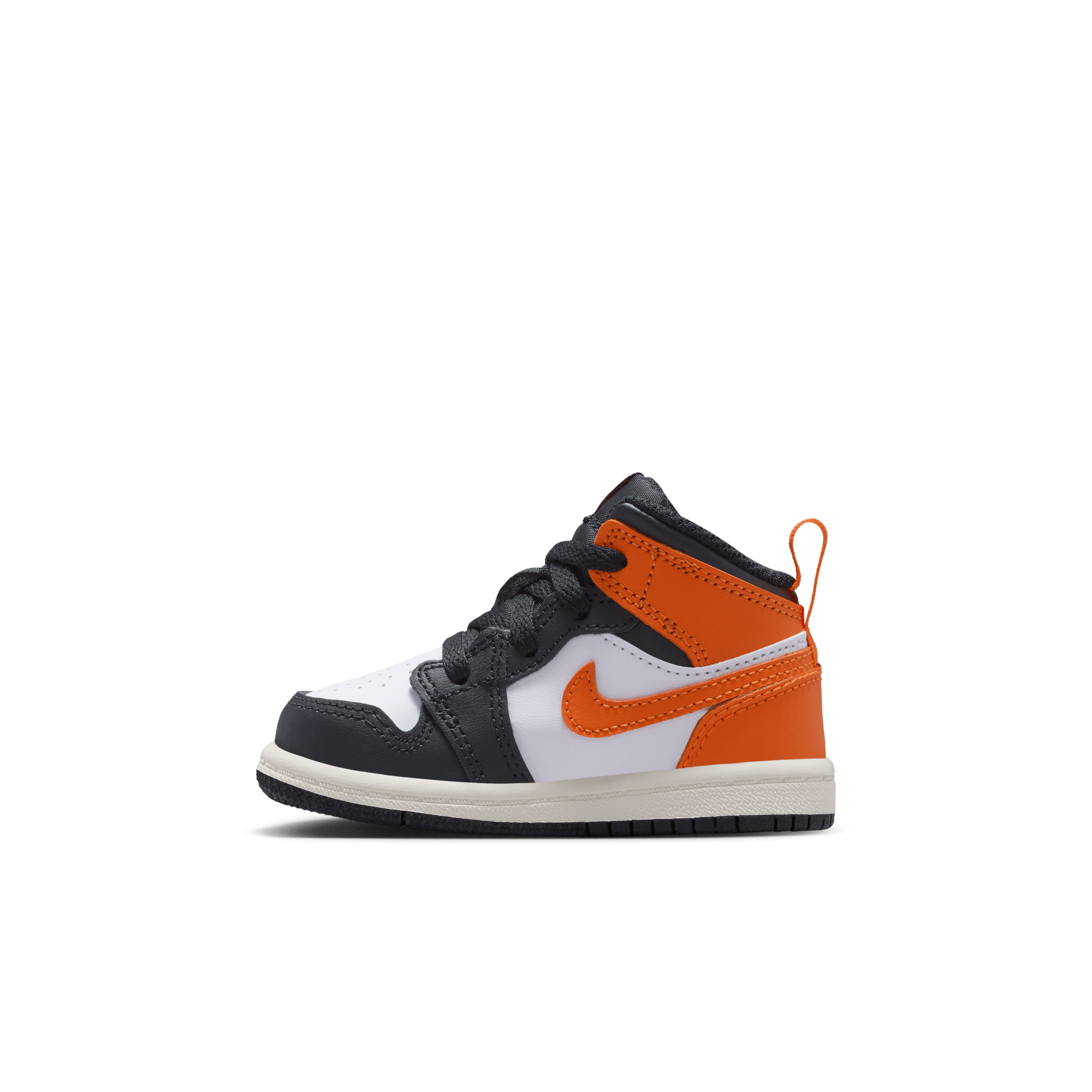 Kid's Jordan 1 Mid "Black Toe Starfish" Toddlers