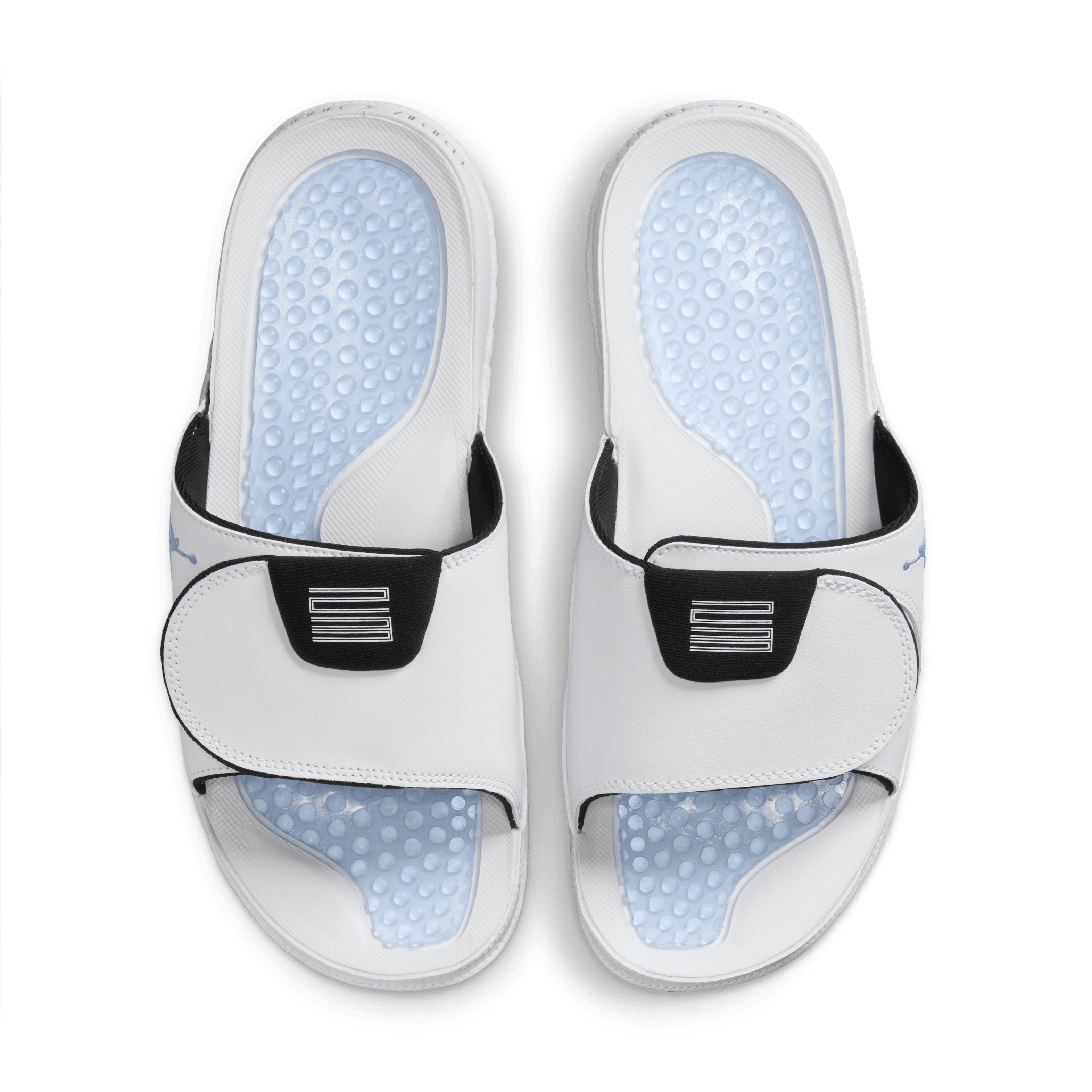 Jordan Hydro Xi Men s White Legend Blue Black Slide Shoes Size 11