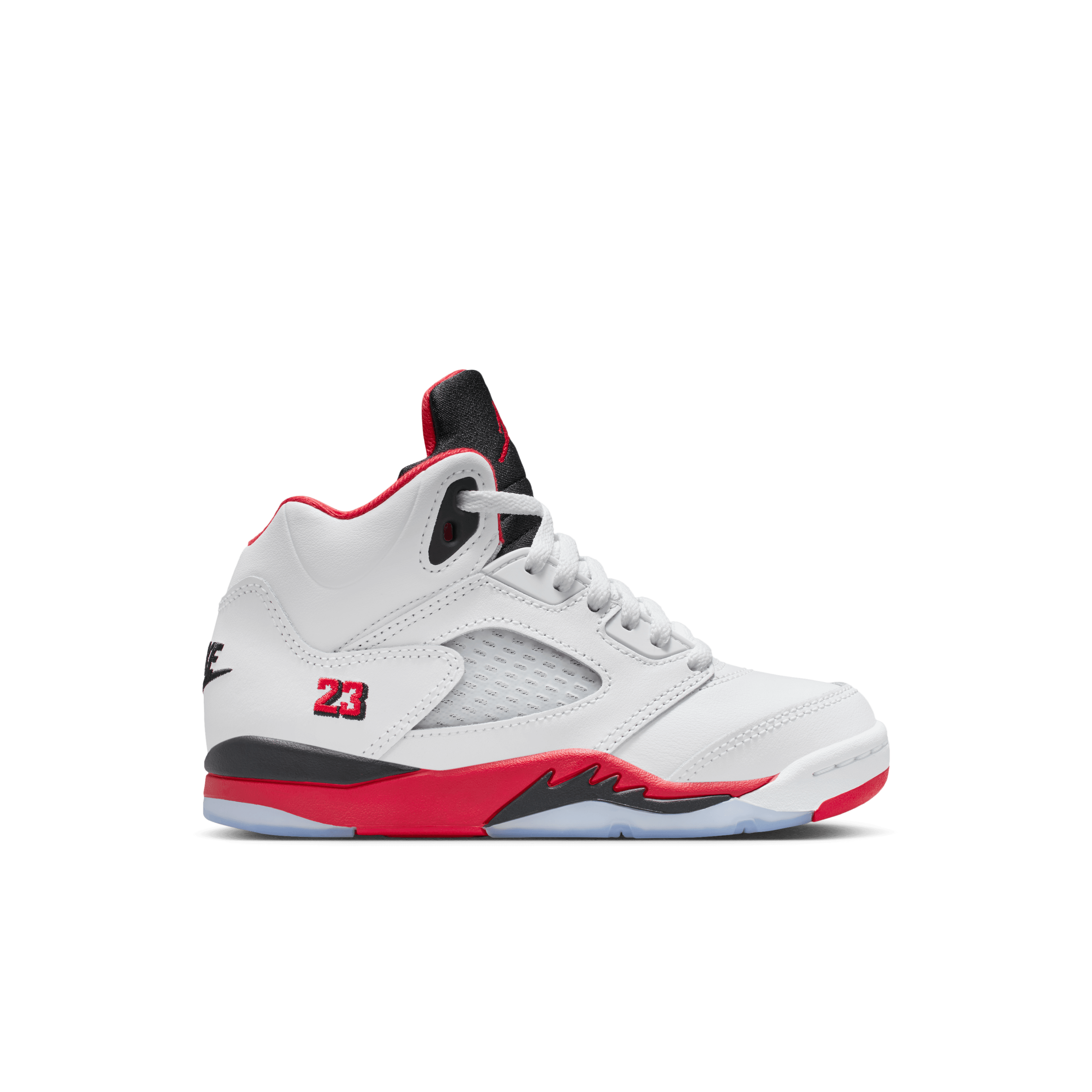 Kid's Air Jordan 5 Retro OG "Fire Red Black Tongue" Pre School