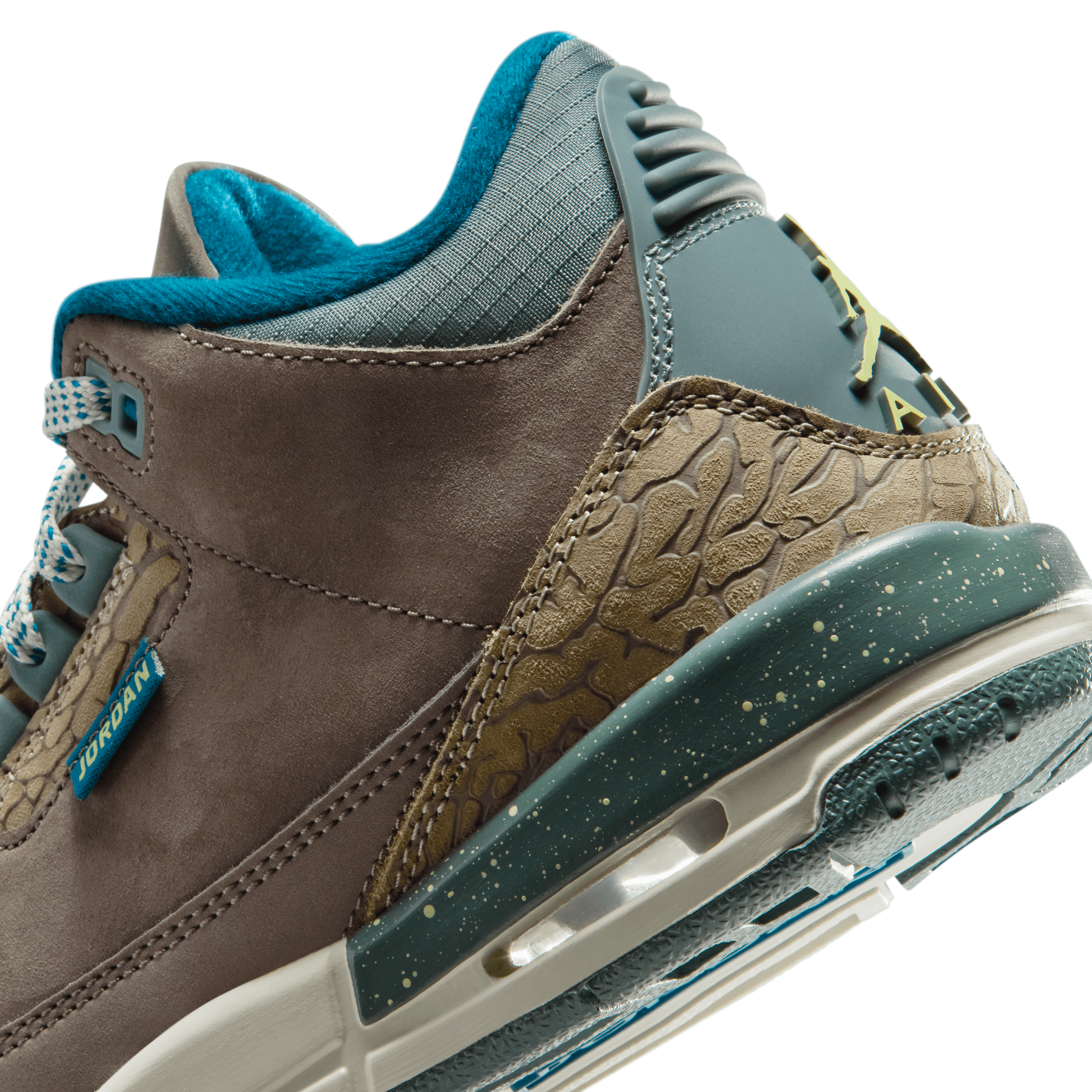 Kid's Air Jordan 3 Retro "Olive Grey" Grade School