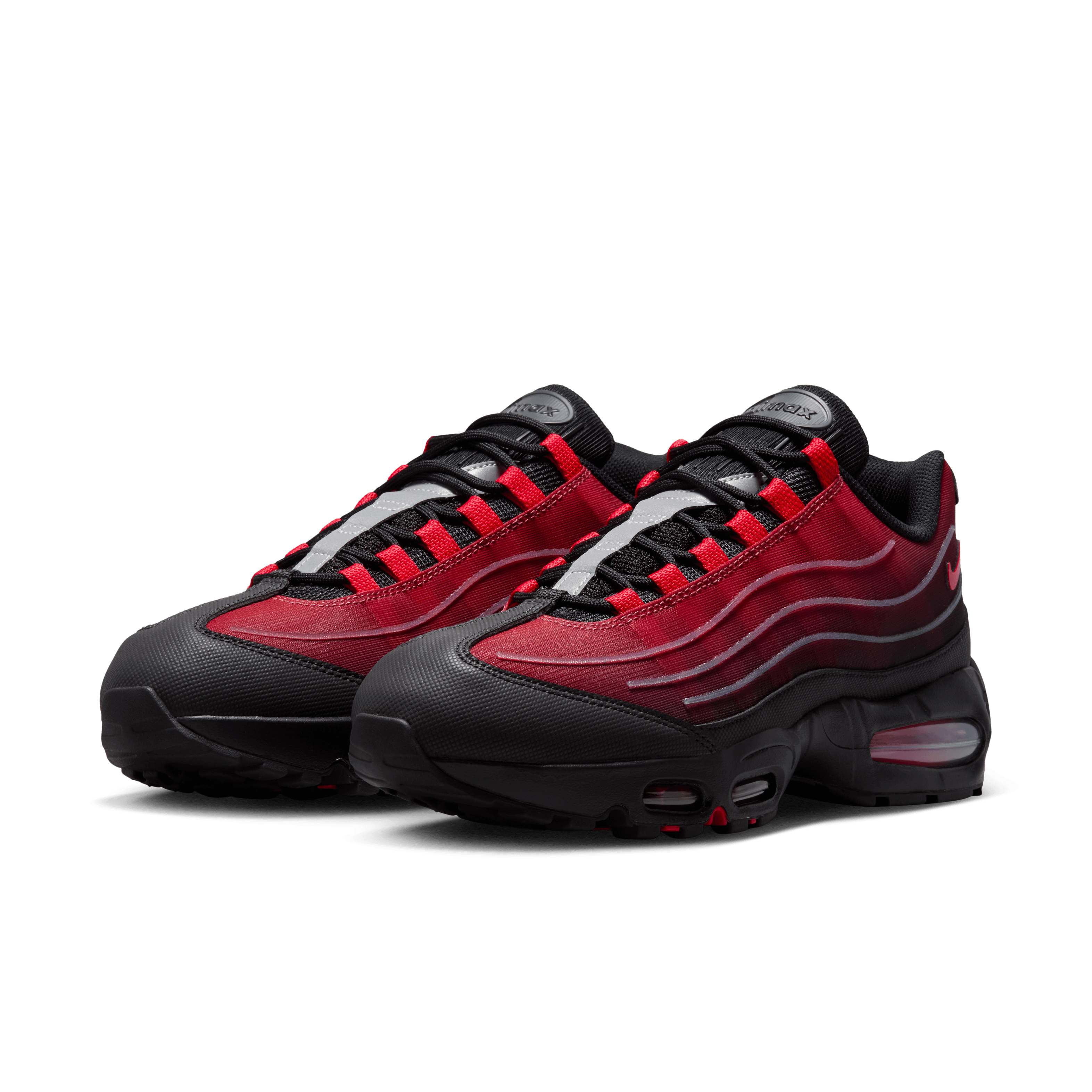 Men's Air Max 95 Big Bubble "Tech Black Tough Red"