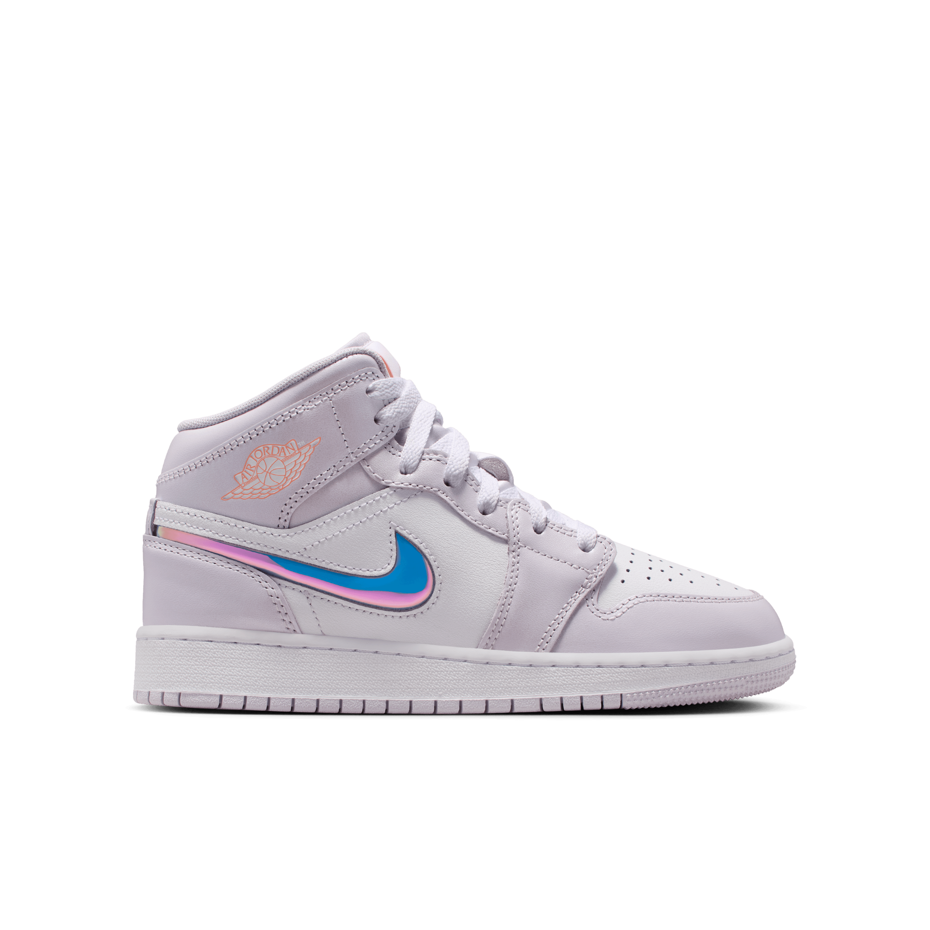 Kid's Air Jordan 1 Mid SE "Barely Grape" Grade School