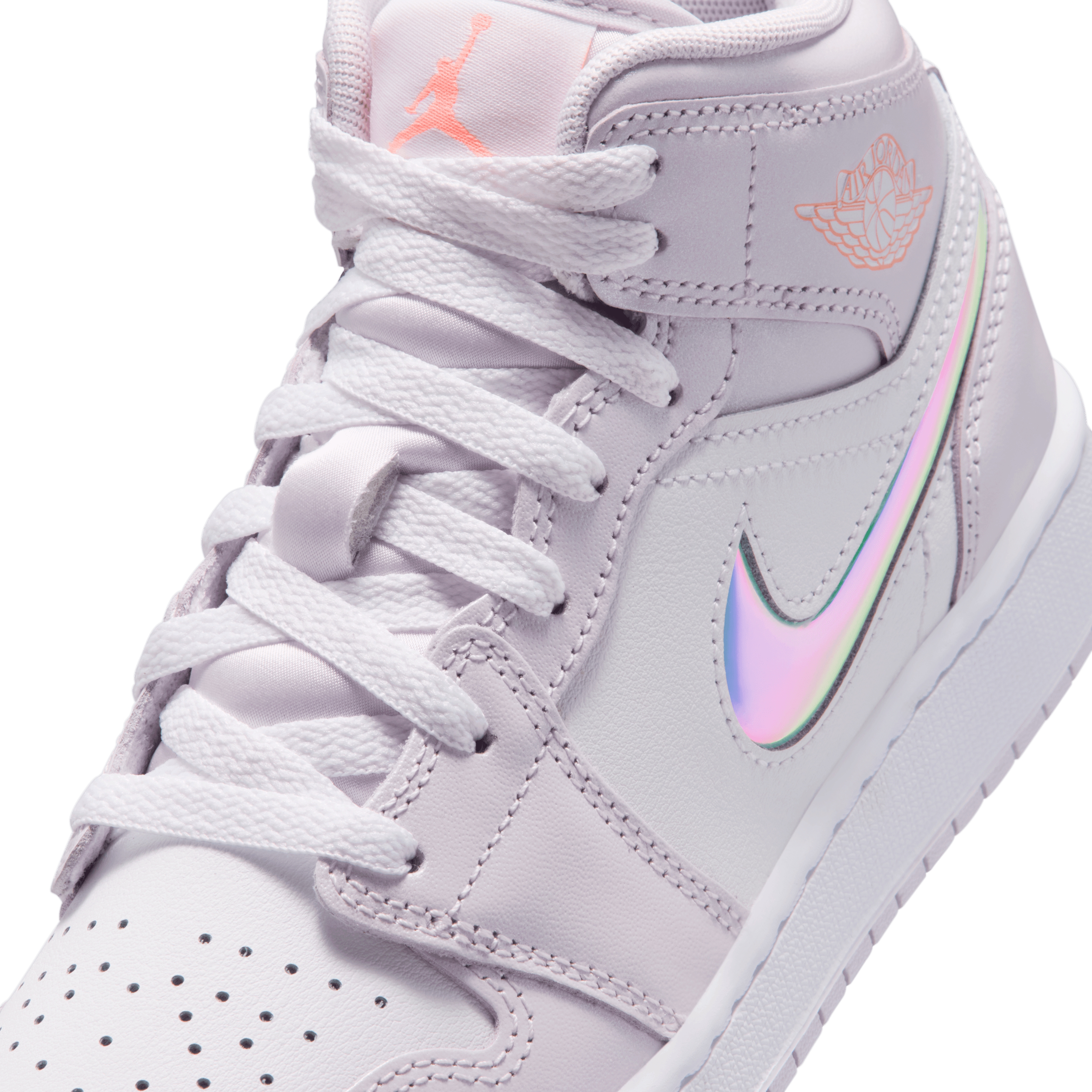 Kid's Air Jordan 1 Mid SE "Barely Grape" Grade School