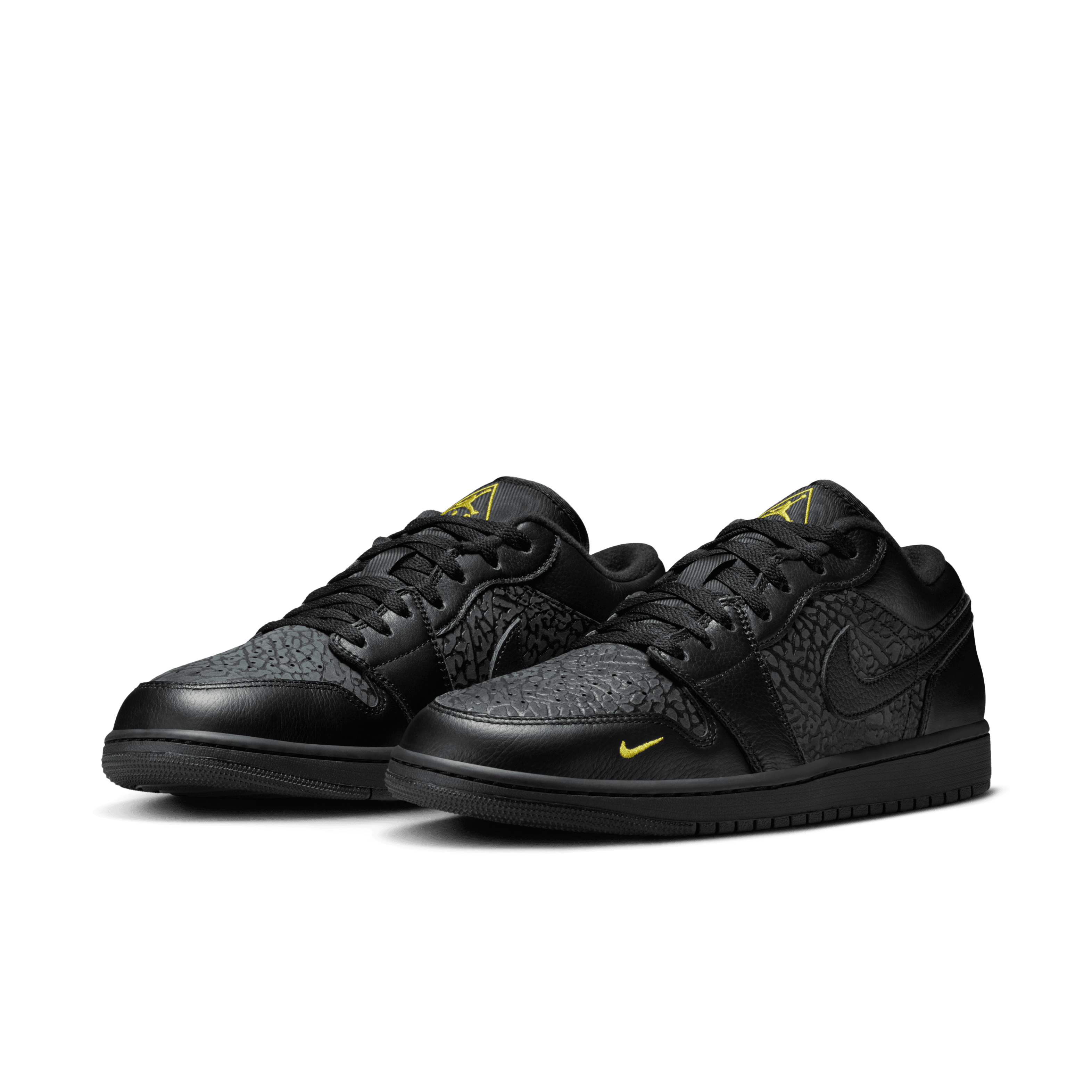 Men's Air Jordan 1 Low SE "Black Elephant Print"