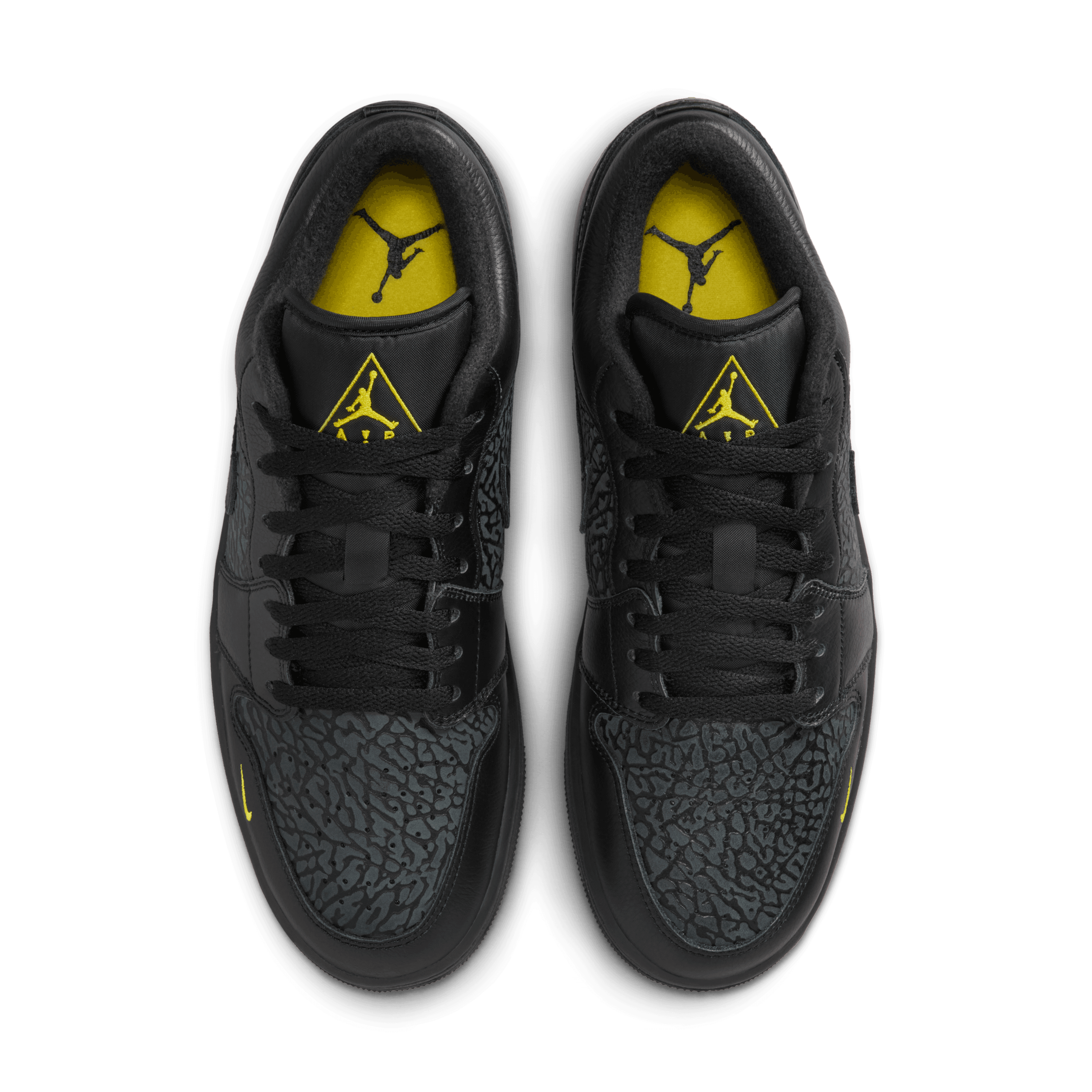 Men's Air Jordan 1 Low SE "Black Elephant Print"