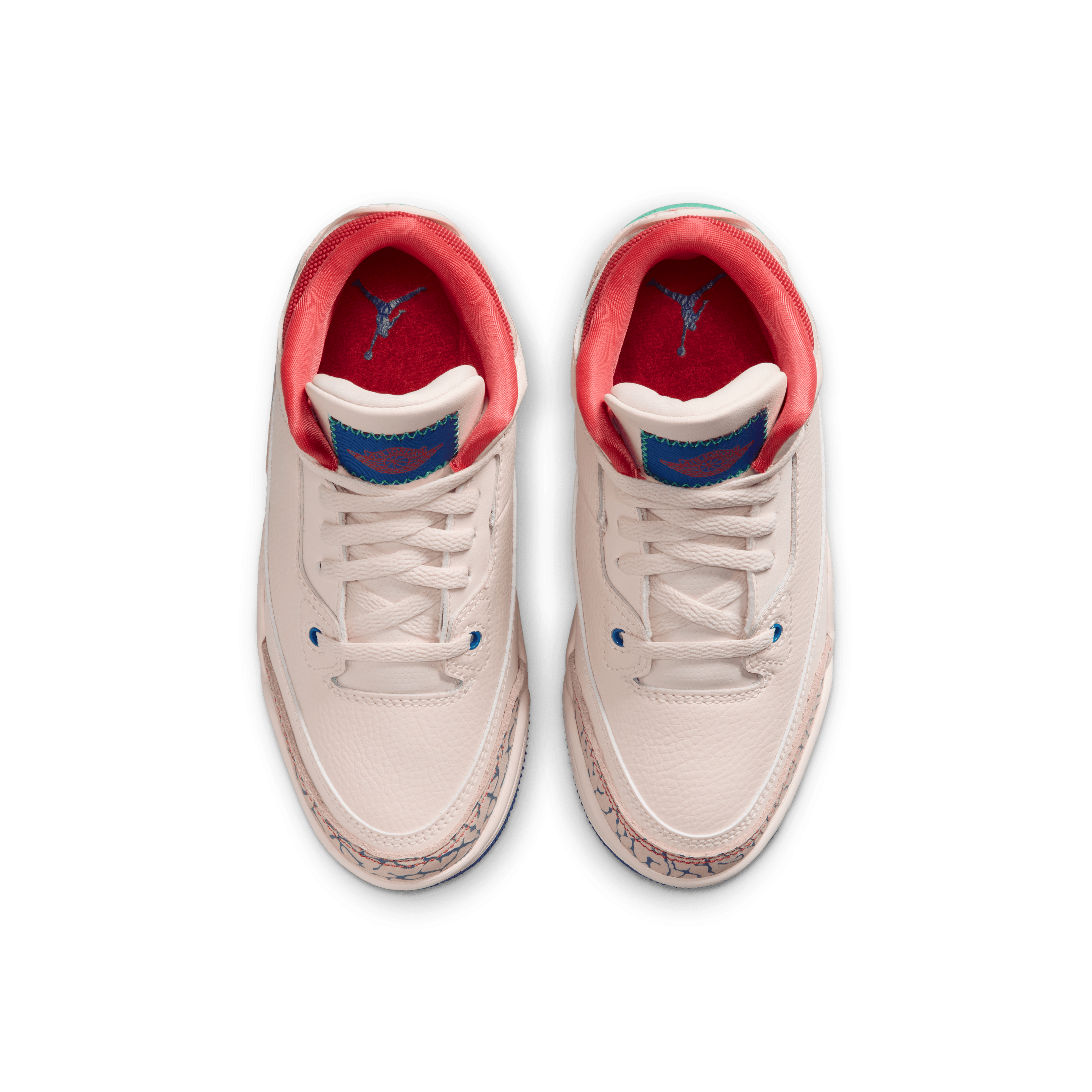 Kid's Jordan 3 Retro "Chalk and True Blue" Pre School