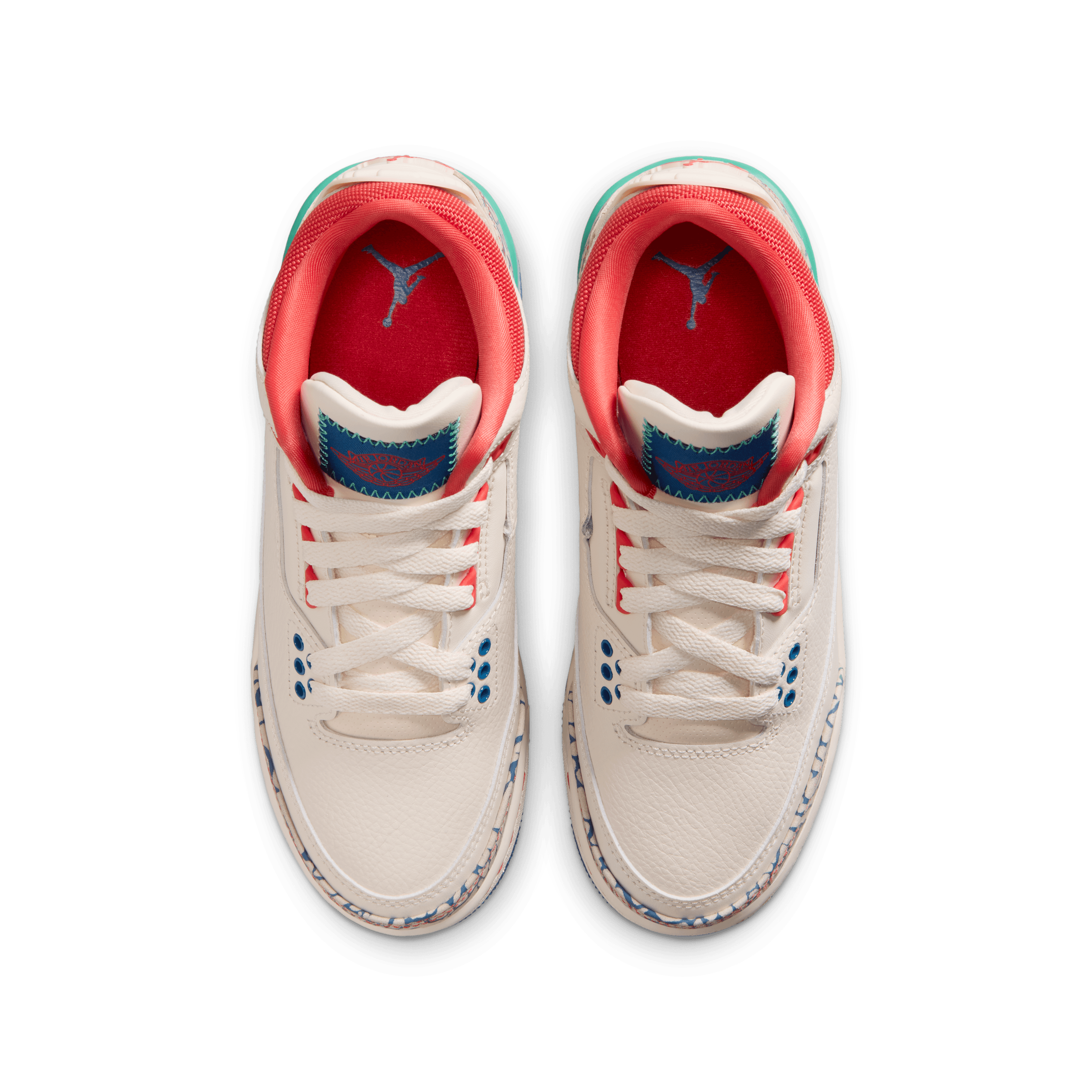 Kid's Air Jordan 3 Retro "Chalk and True Blue" Grade School