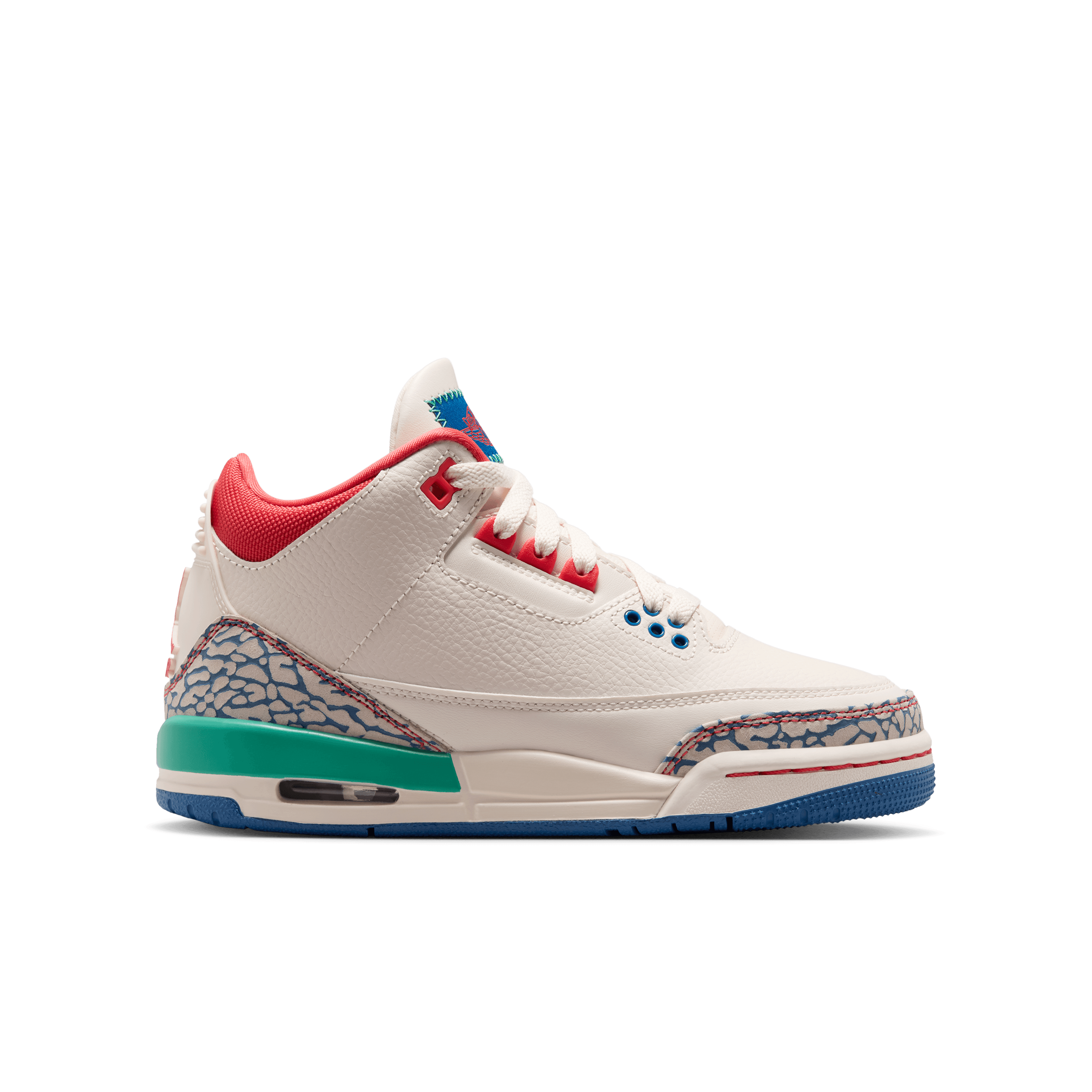 Kid's Air Jordan 3 Retro "Chalk and True Blue" Grade School