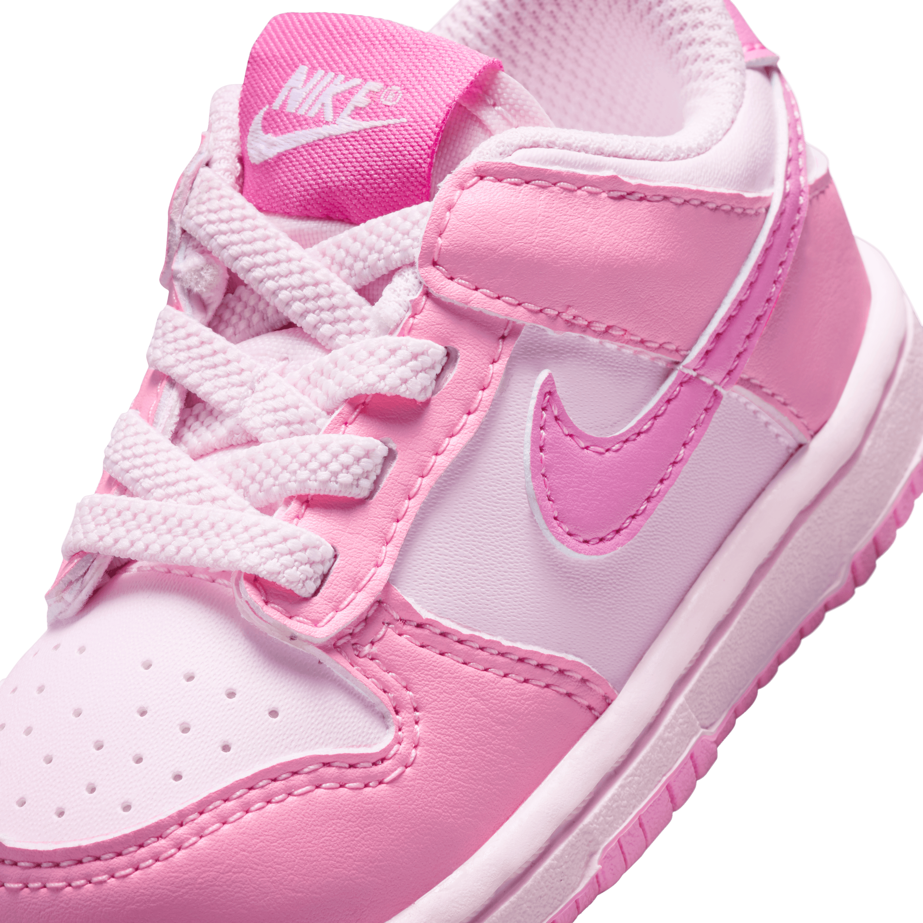 Kid's Dunk Low "Pink Rise Pink Foam" Toddlers