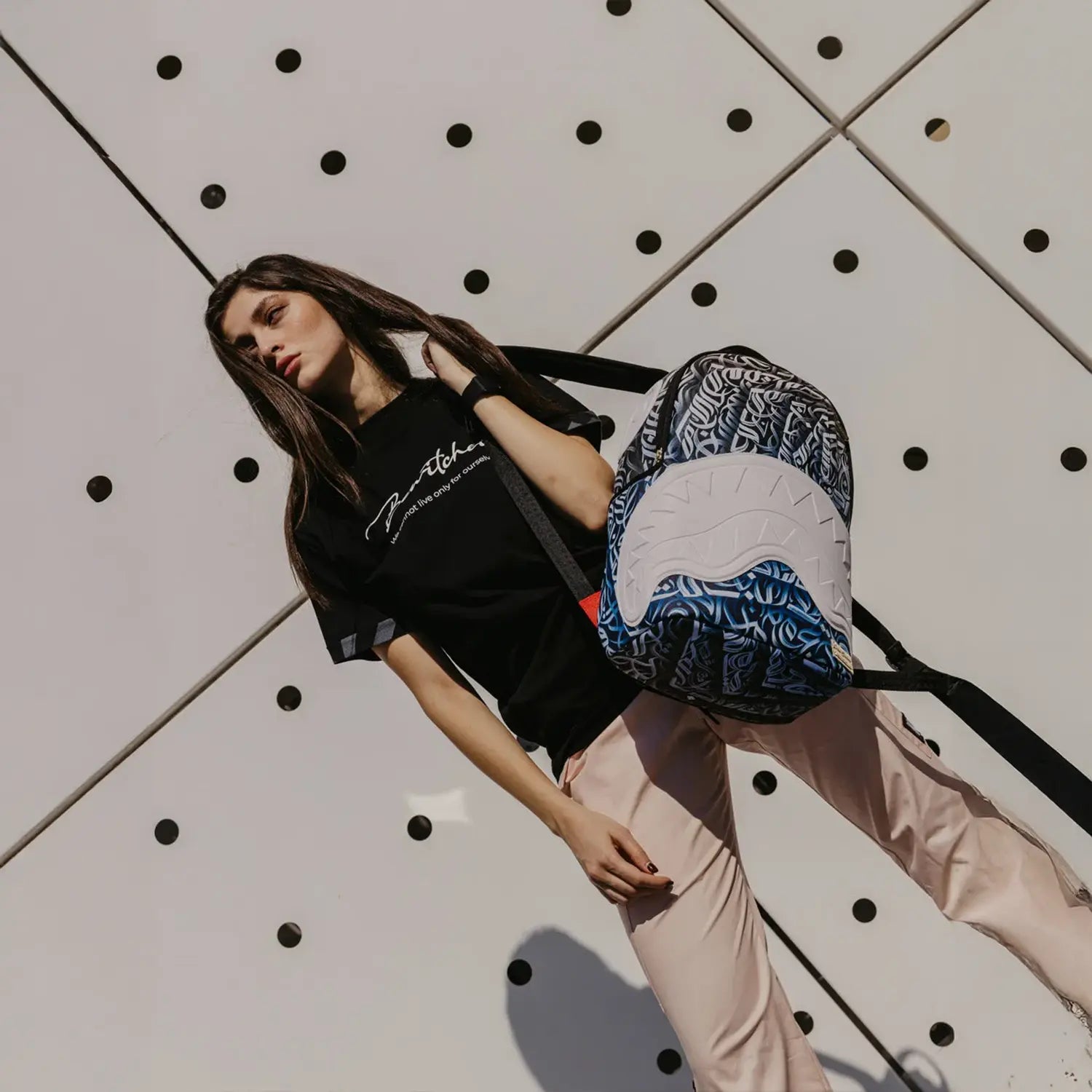Diaa Allam Blue Dlxsv Backpack