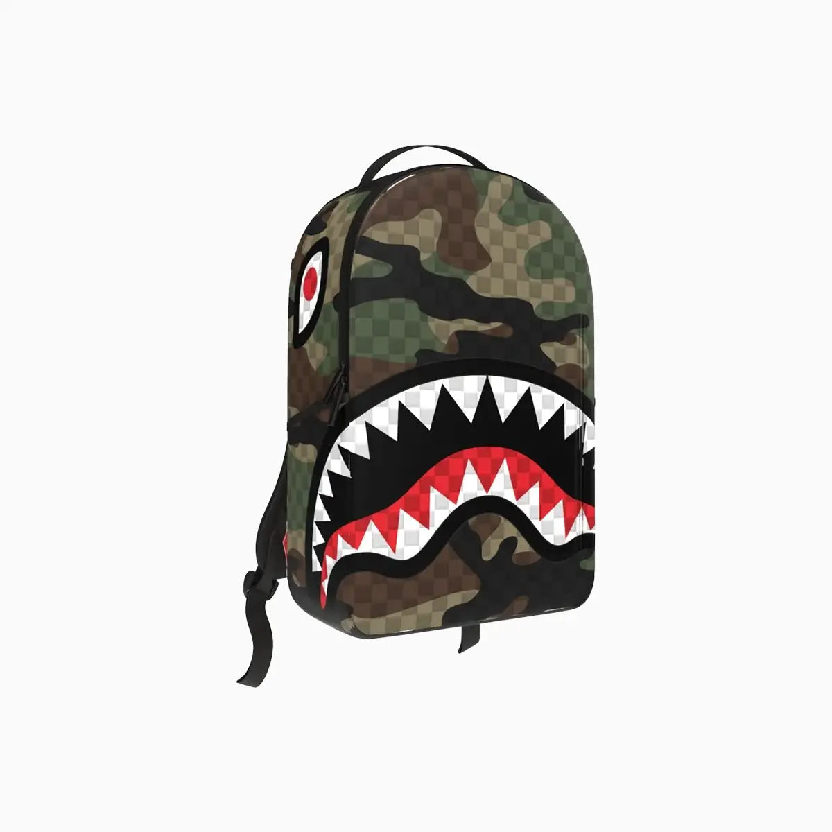 Woodland Camo Check Backpack