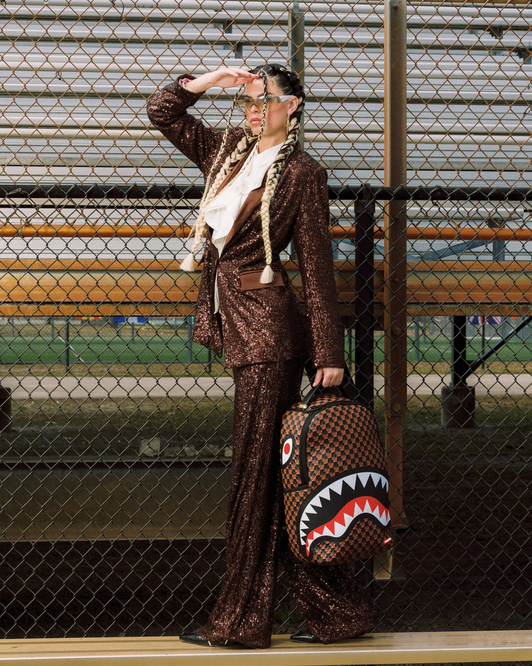 Crown Jewel Sharks In Paris Backpack