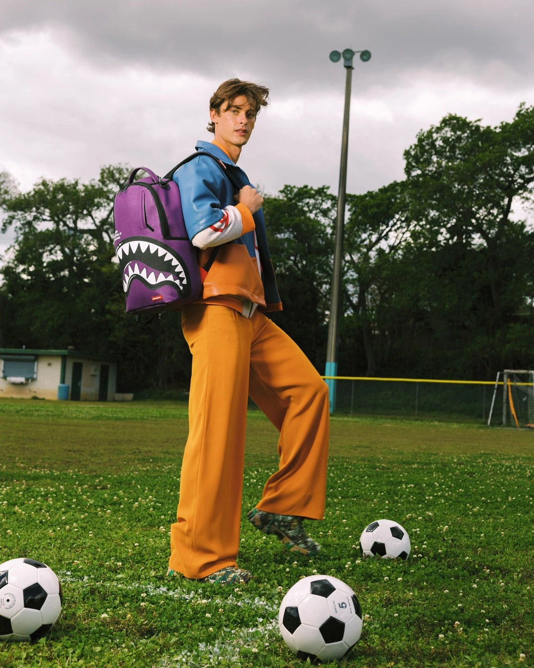 Shark Central Bubble Shark Purple Backpack