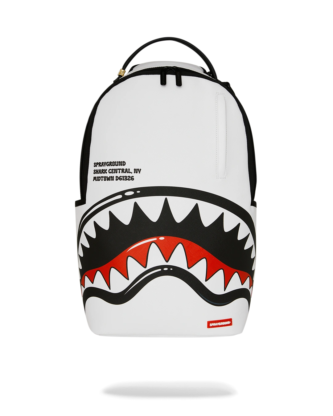 Shark Central Bubbly Shark White Backpack