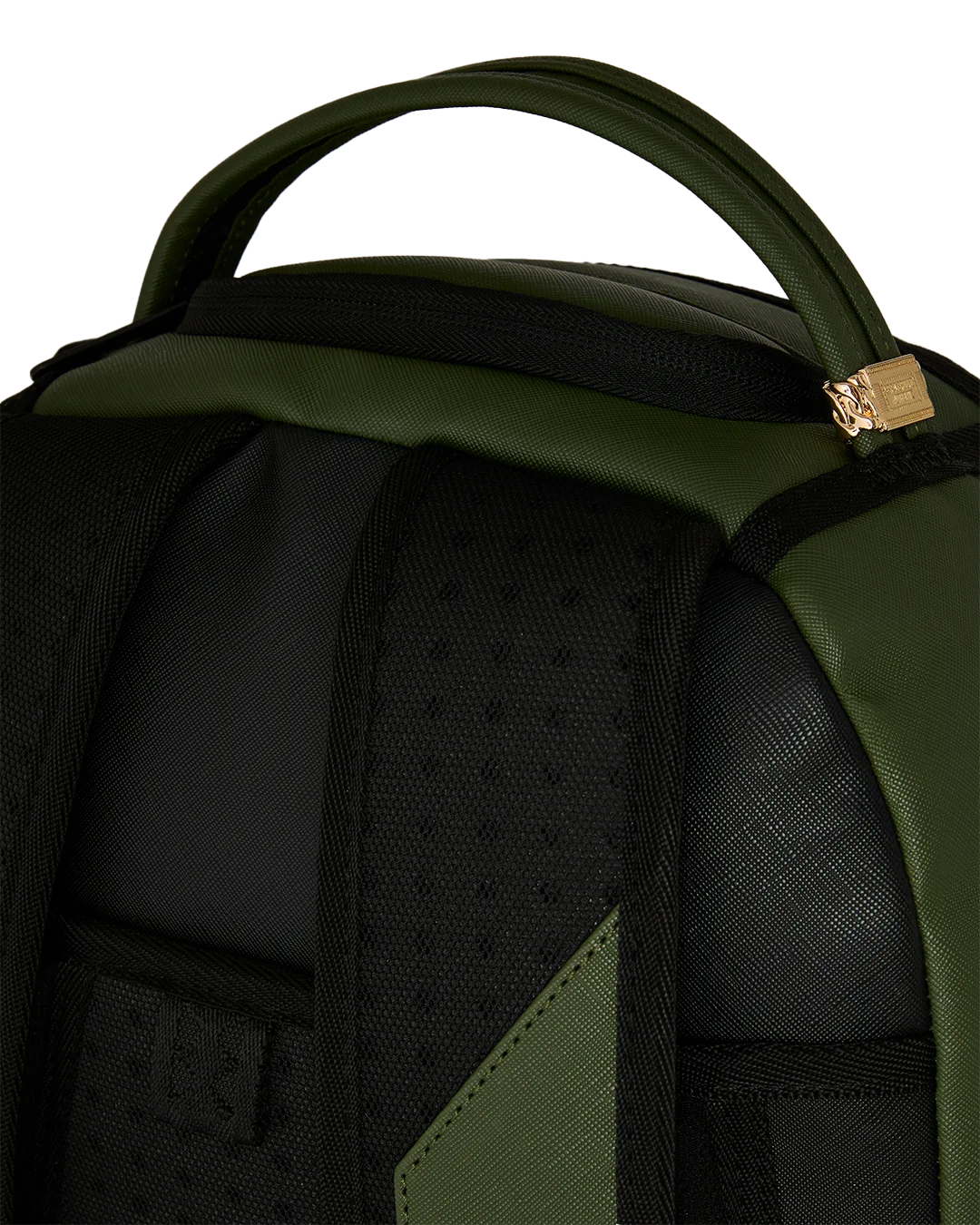 Shark Central Embossed Green Nylon Backpack