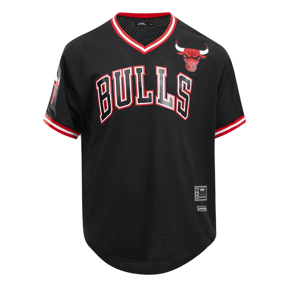 Men's NBA Chicago Bulls Logo Mesh Pro Team T-Shirt