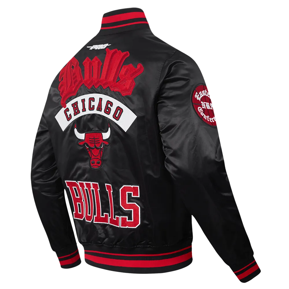 Men's NBA Chicago Bulls Rib Wool Varsity Jacket