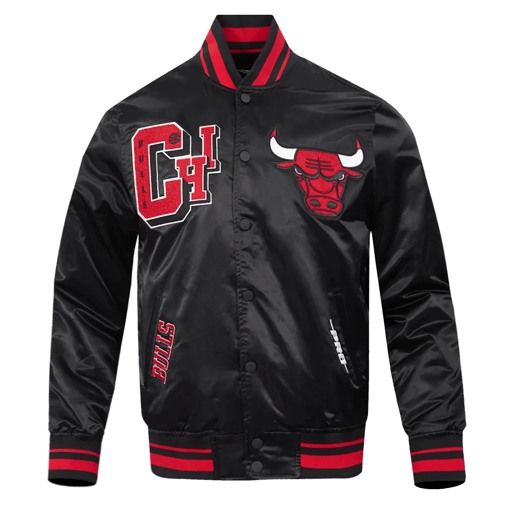 Men's NBA Chicago Bulls Rib Wool Varsity Jacket
