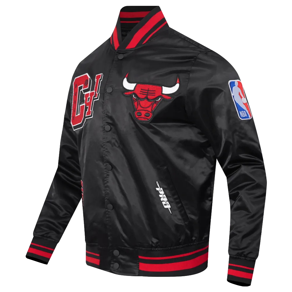 Men's NBA Chicago Bulls Rib Wool Varsity Jacket