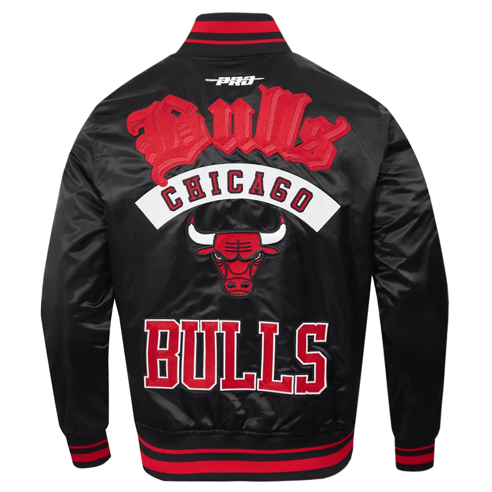 Men's NBA Chicago Bulls Rib Wool Varsity Jacket