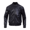 Men's NBA Chicago Bulls Washed Vanguard Leather Varsity Jacket