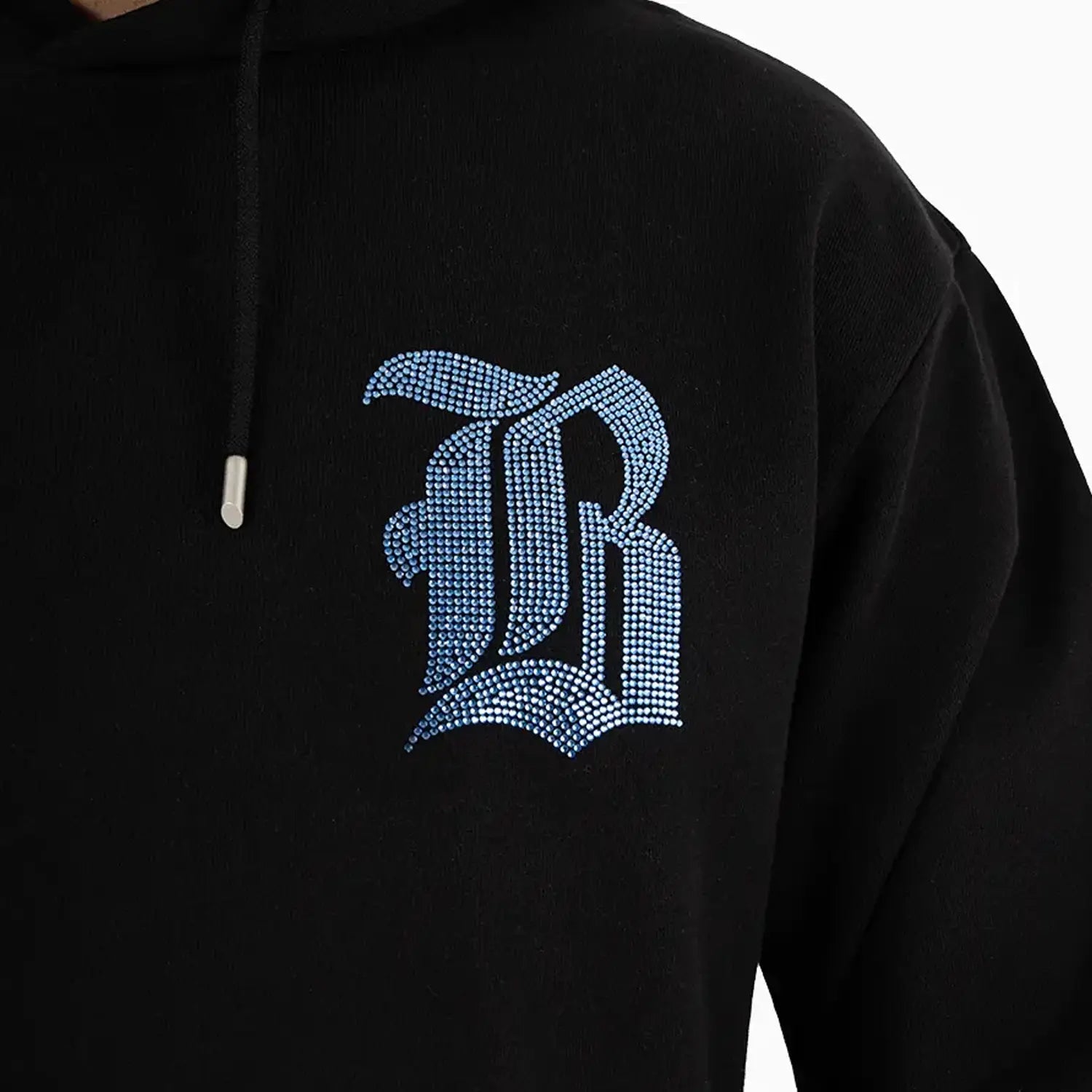 Men's Black Label Bling Hoodie Black Label - Tops and Bottoms USA
